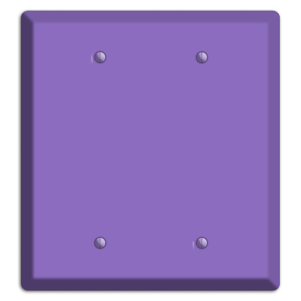 Baxter Violet Bloom 2 Blank Wallplate
