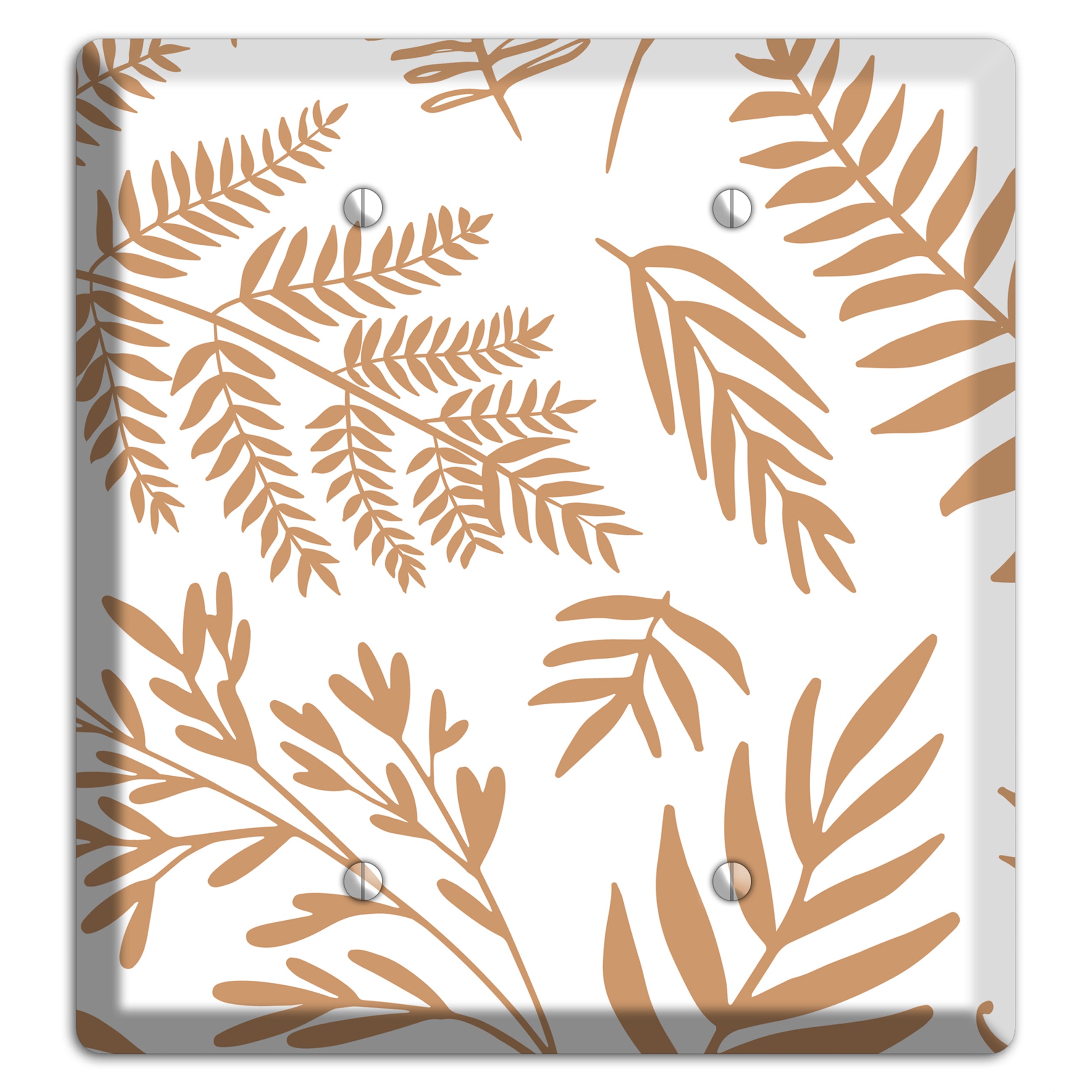 Scattered Fronds 2 Blank Wallplate