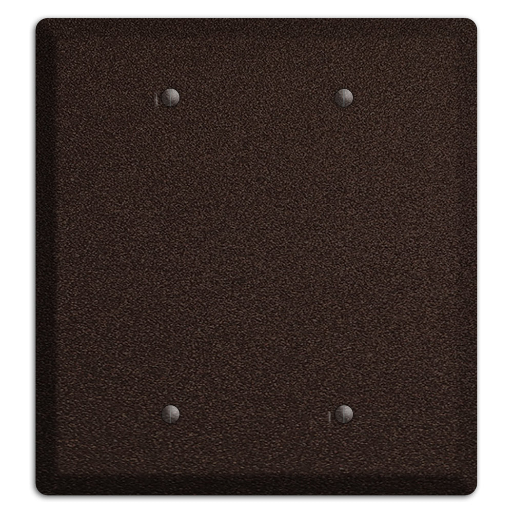 Baxter Subtle Antique Bronze 2 Blank Wallplate