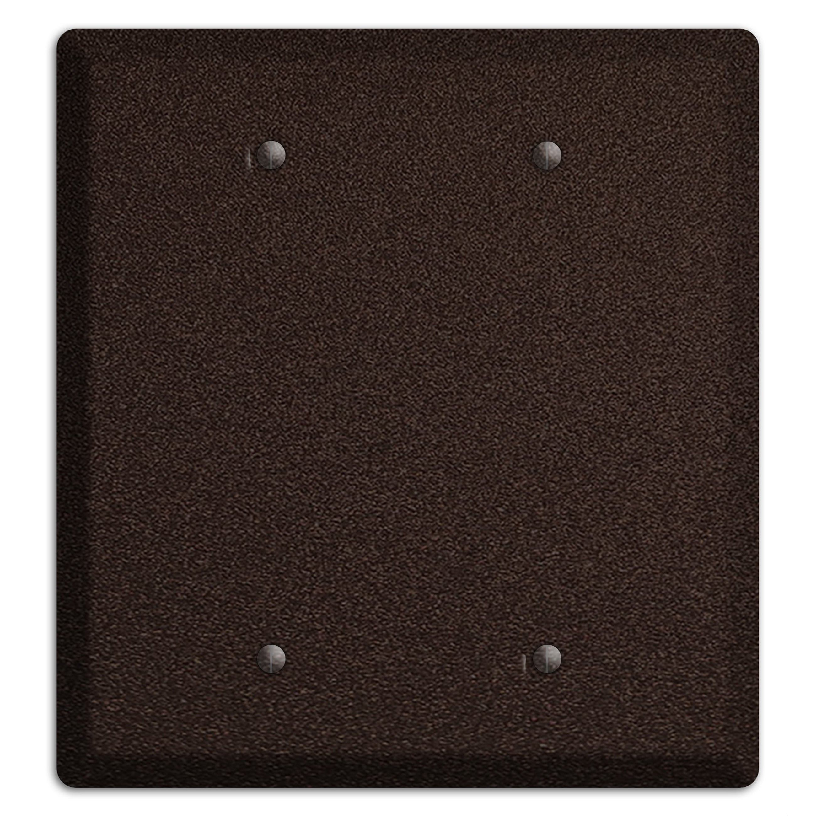 Baxter Subtle Antique Bronze 2 Blank Wallplate