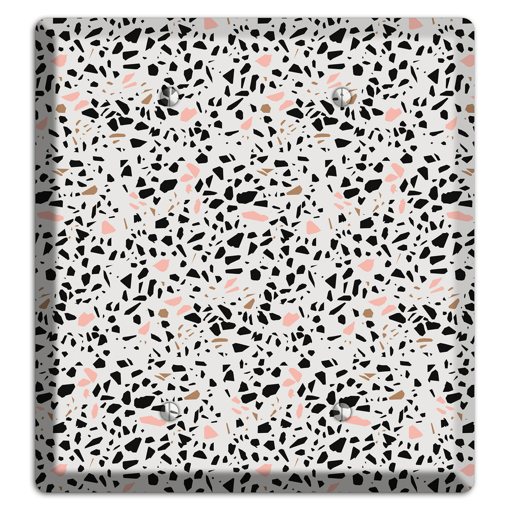 Monochrome Mix 2 Blank Wallplate