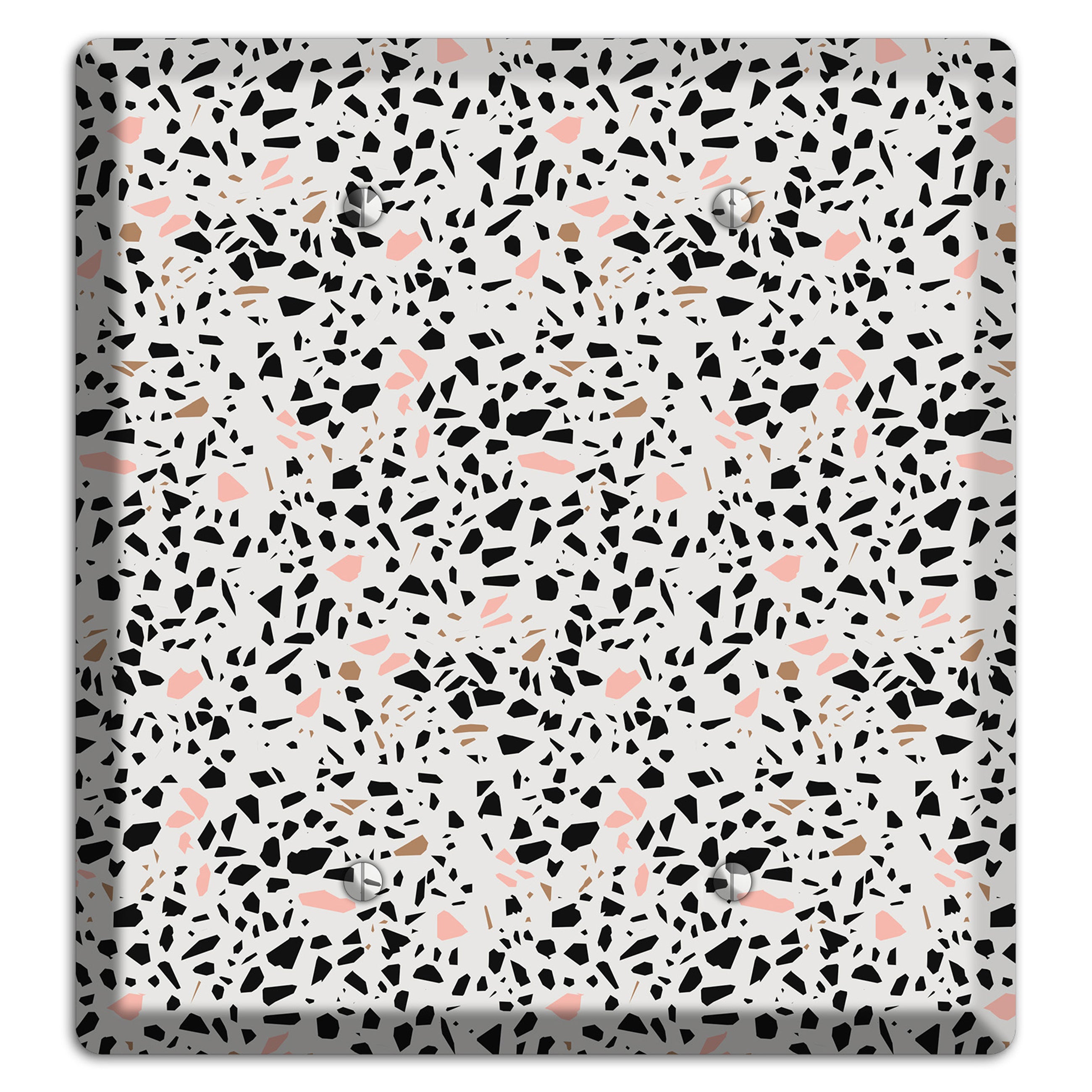 Monochrome Mix 2 Blank Wallplate