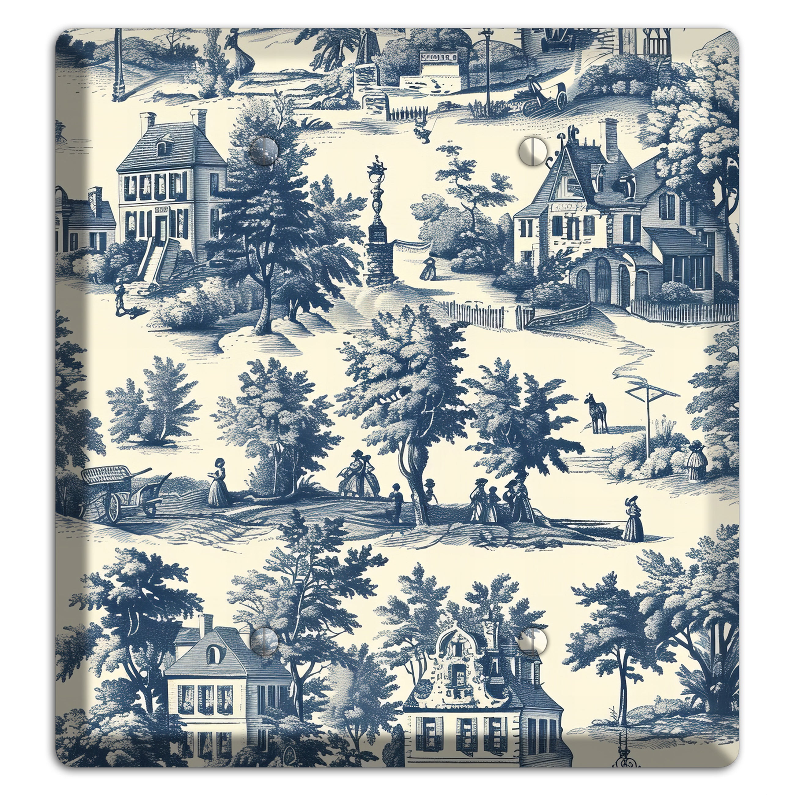 Village & Volley 2 Blank Wallplate