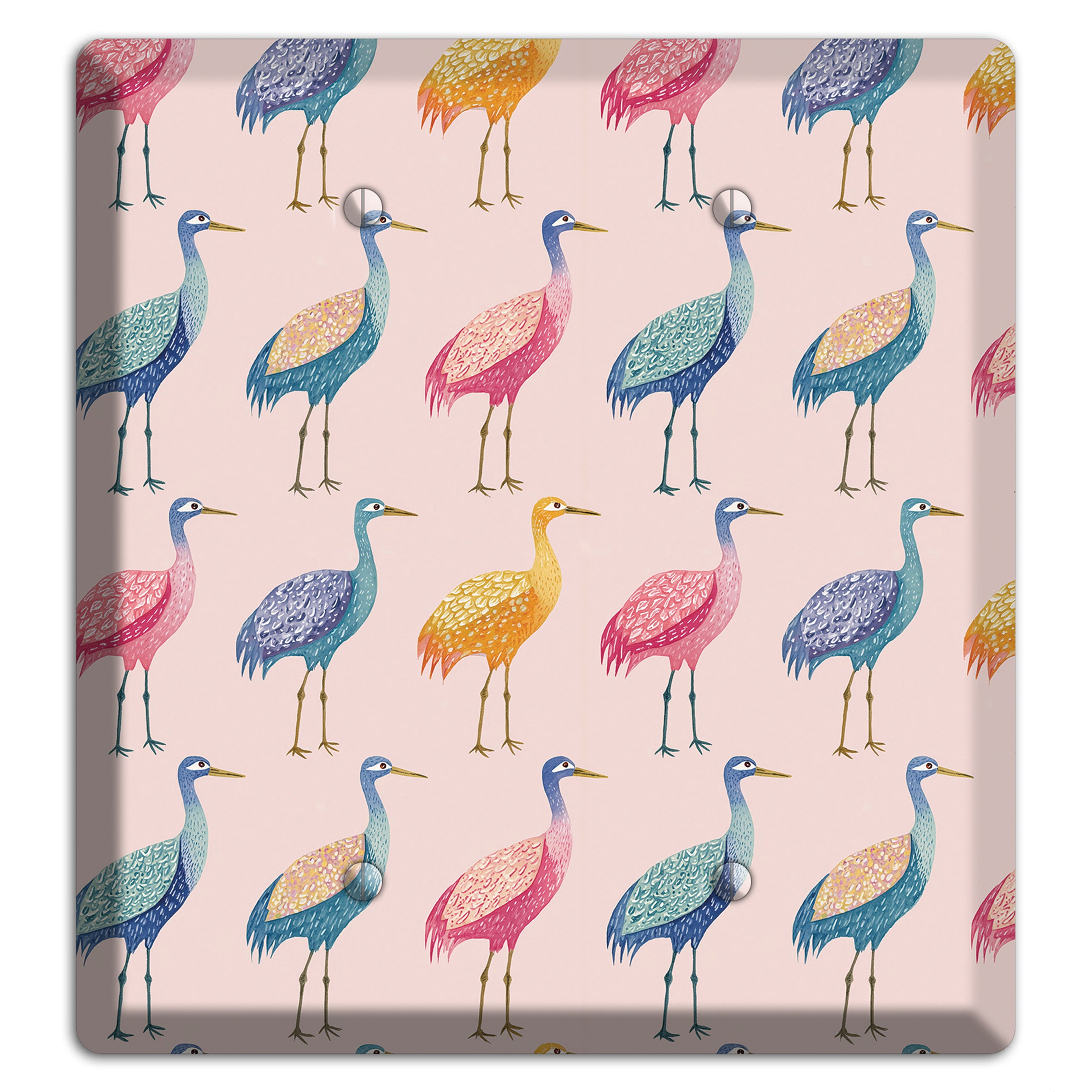 Rainbow Marsh Parade 2 Blank Wallplate