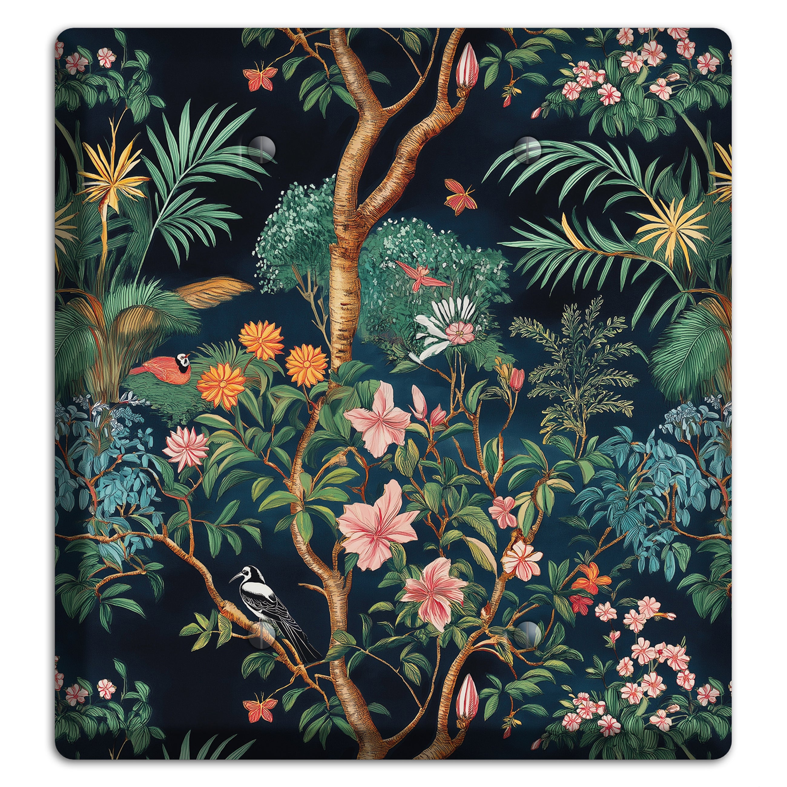 Jungle Nocturne 2 Blank Wallplate