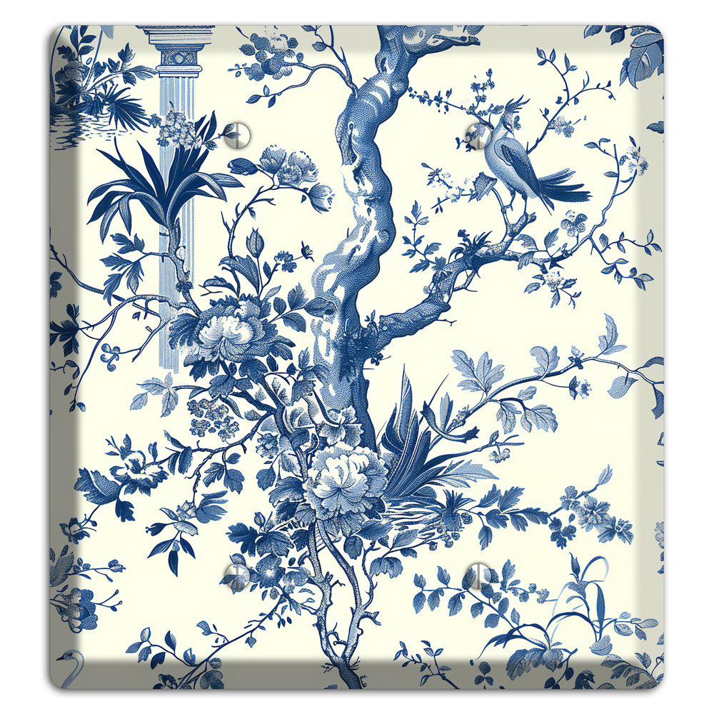 Pagoda & Plume 2 Blank Wallplate