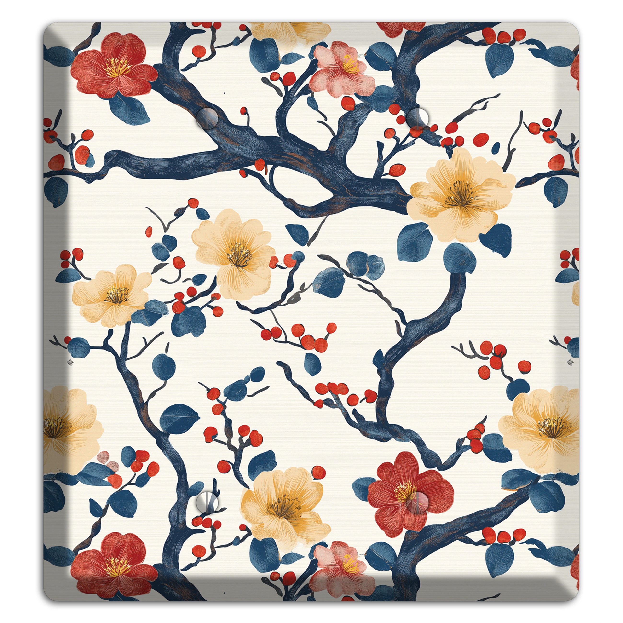 Berry Branch Reverie 2 Blank Wallplate