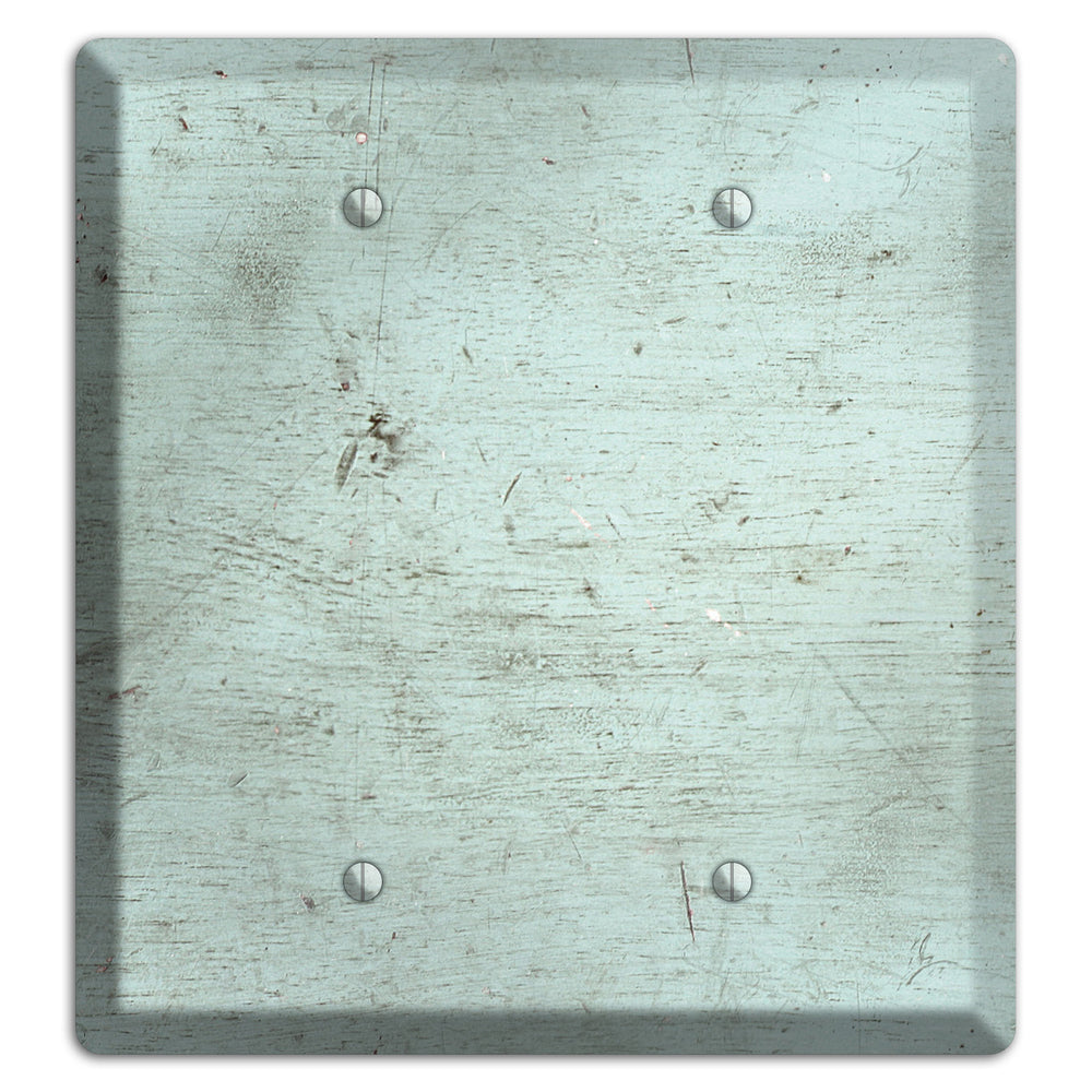 Weathered Teal Deck 2 Blank Wallplate