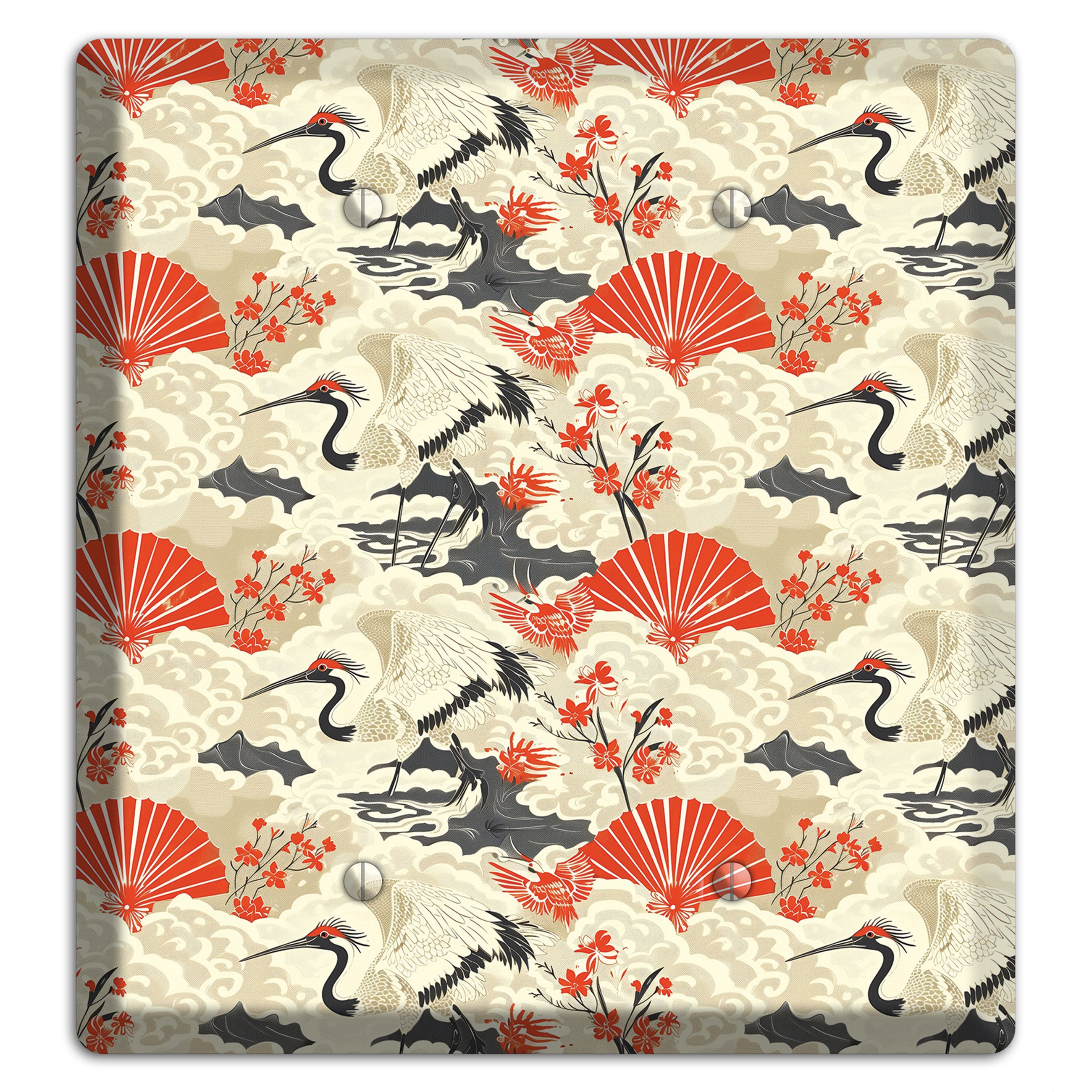Vermillion Mist Reverie 2 Blank Wallplate