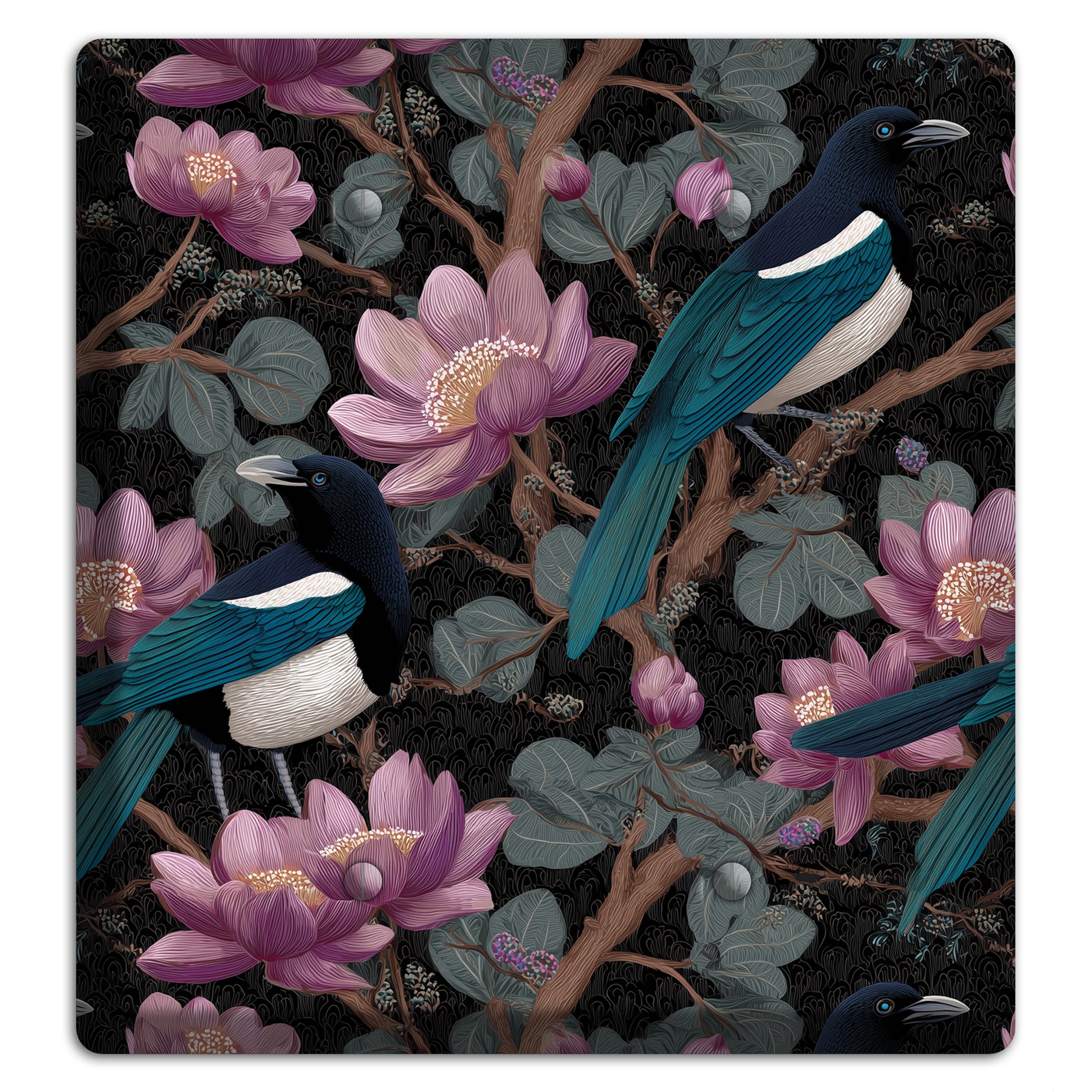 Magpie Moon Garden 2 Blank Wallplate