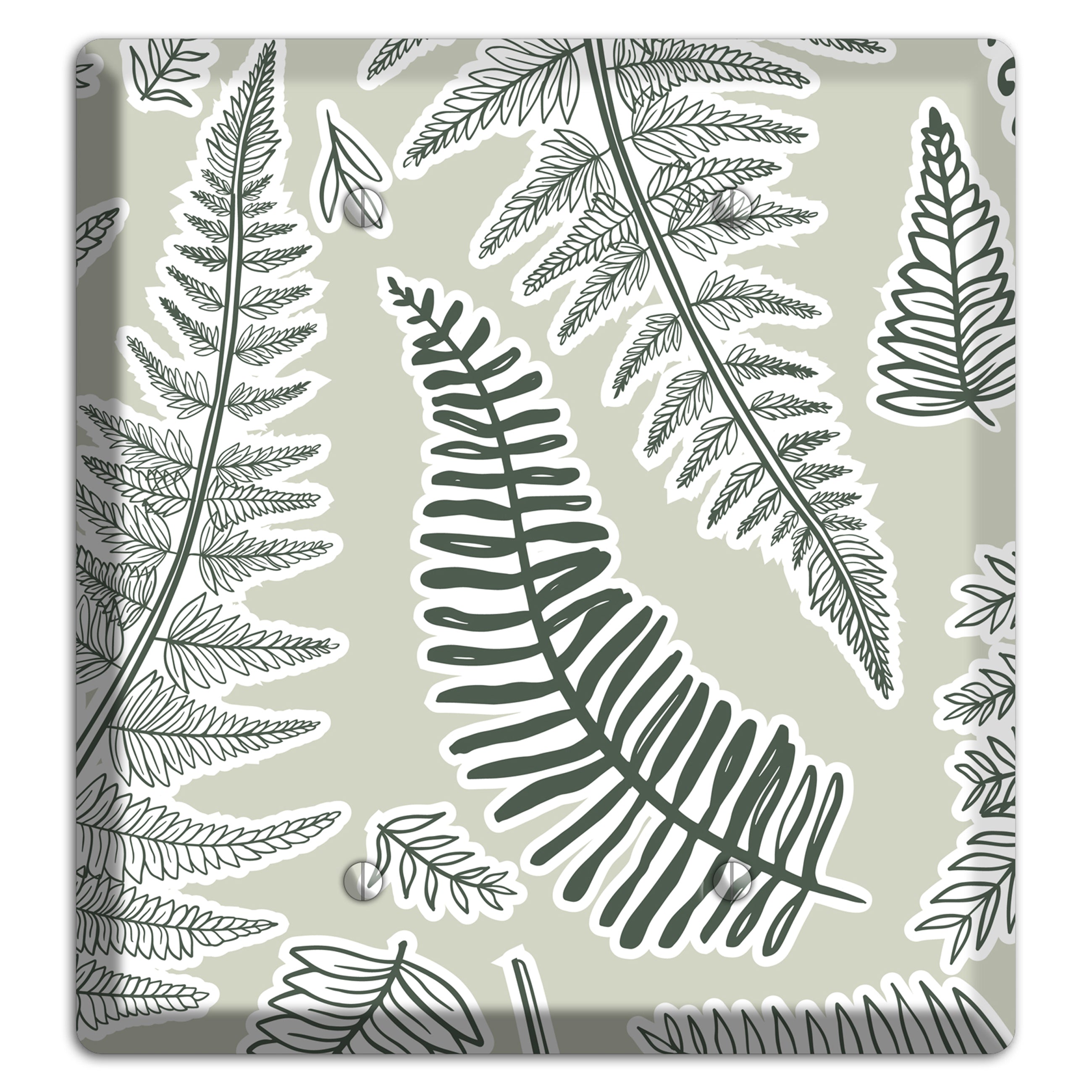 Forest Floor Scatter 2 Blank Wallplate