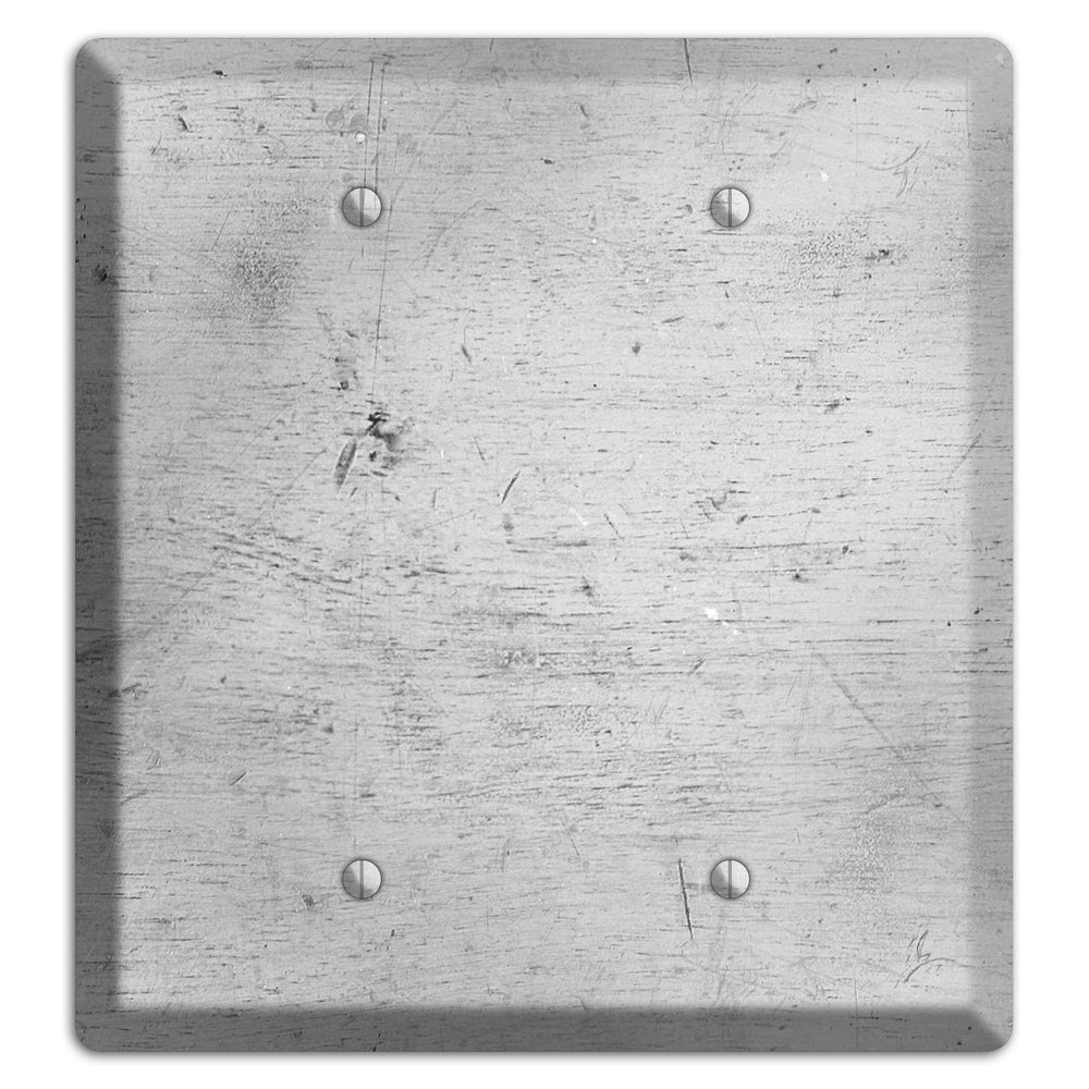 Silver Deck 2 Blank Wallplate