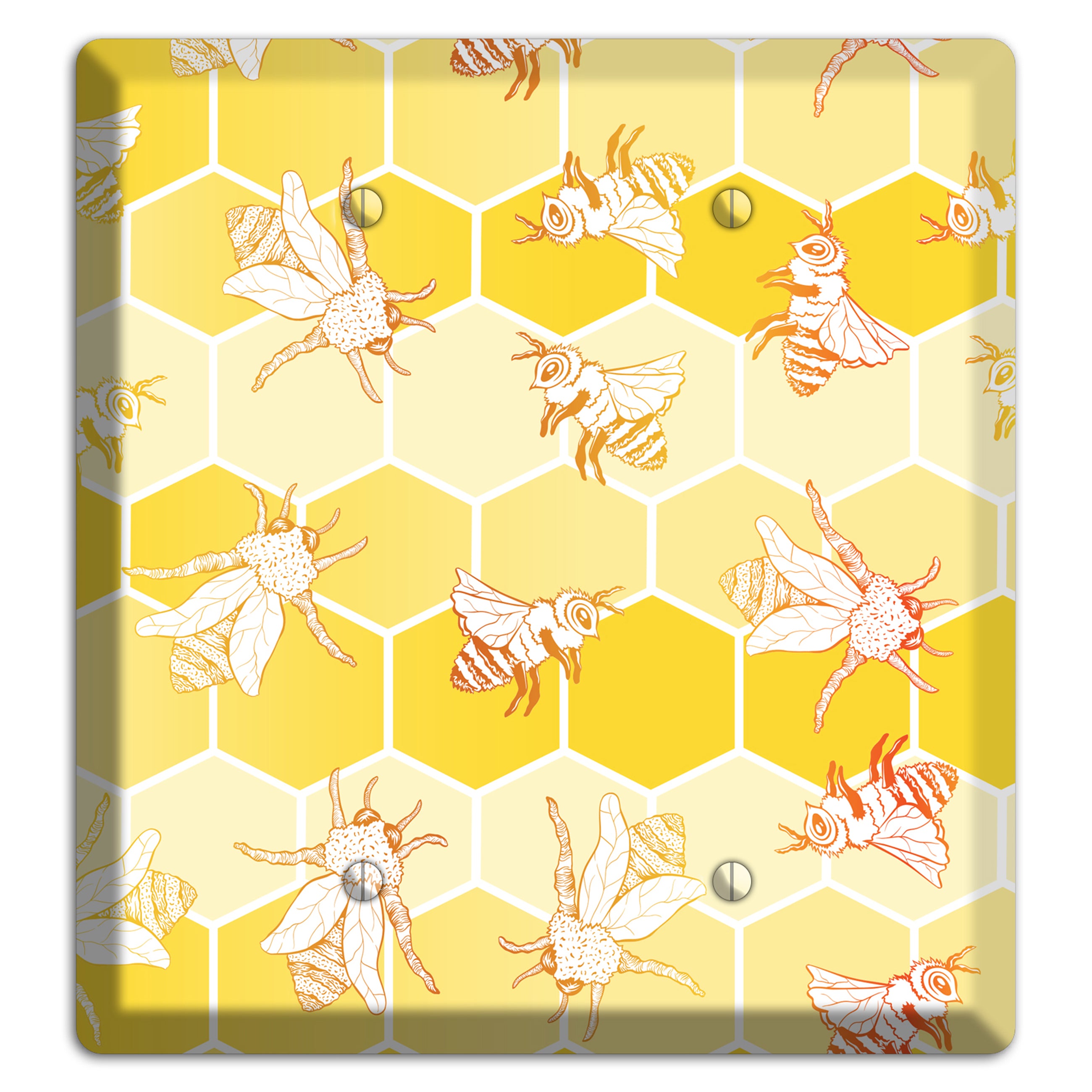 Hive & Flutter 2 Blank Wallplate