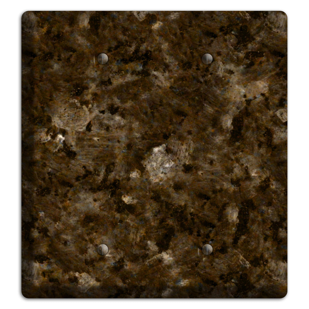 Tropical Brown Granite 2 Blank Wallplate