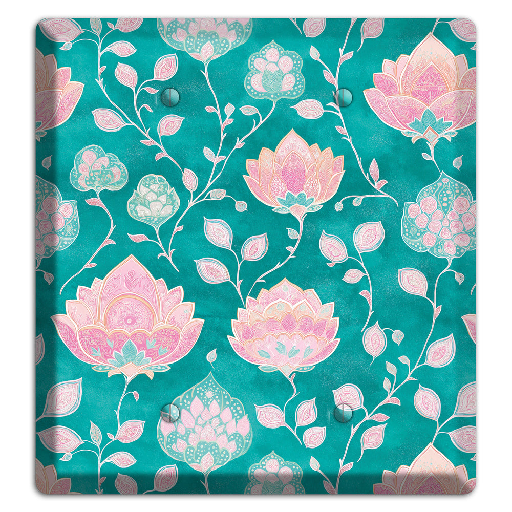 Lotus Garden Bloom 2 Blank Wallplate