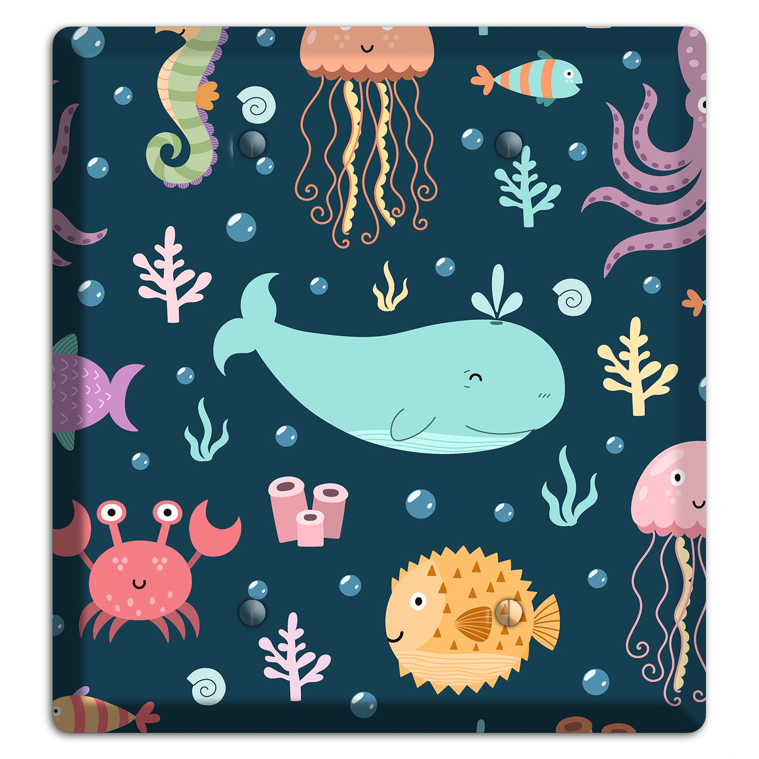 Deep Sea Cuties 2 Blank Wallplate
