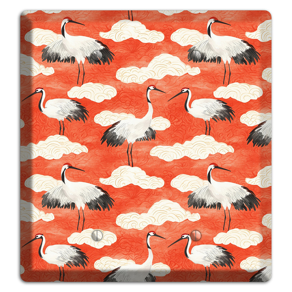Vermillion Cloud Ceremony 2 Blank Wallplate