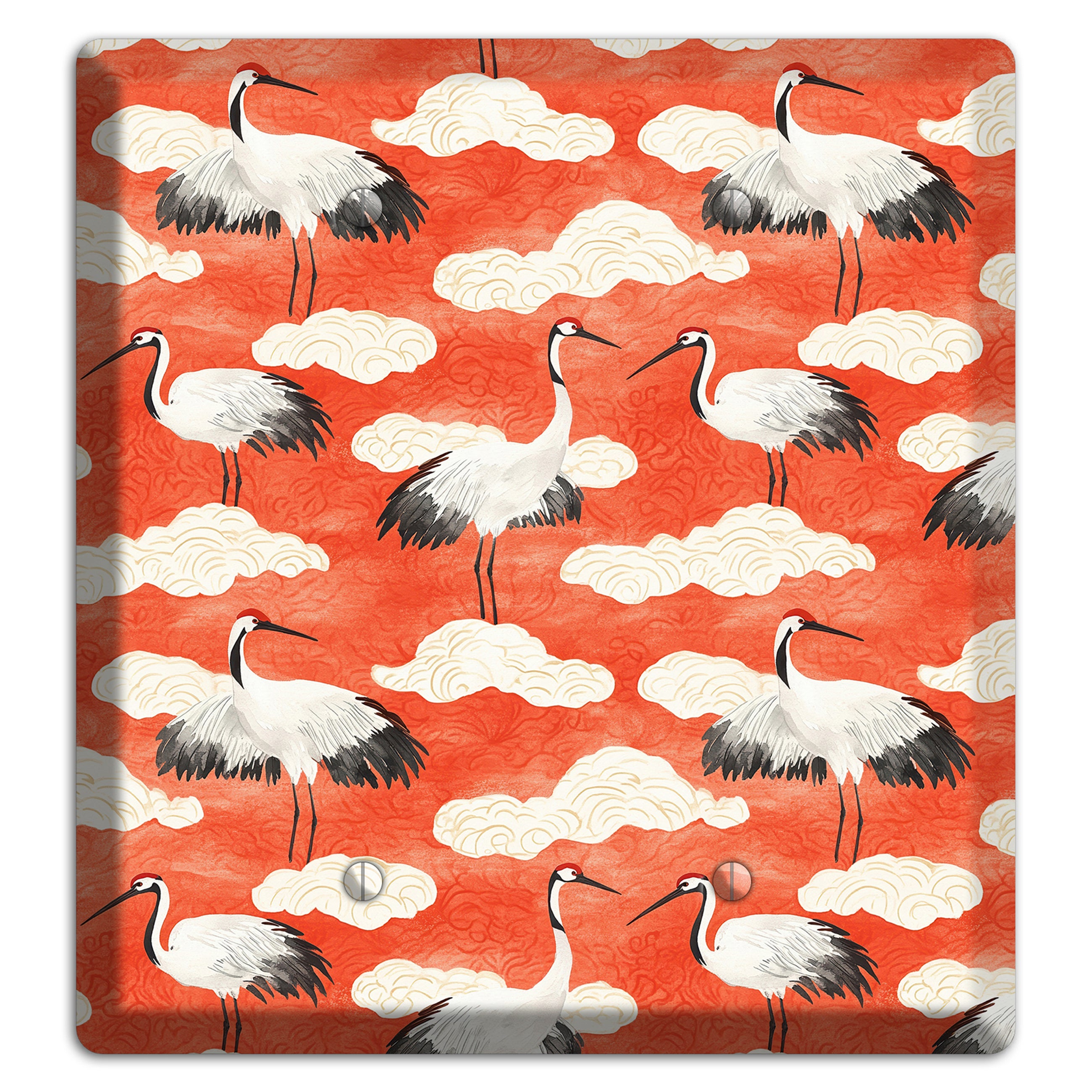 Vermillion Cloud Ceremony 2 Blank Wallplate