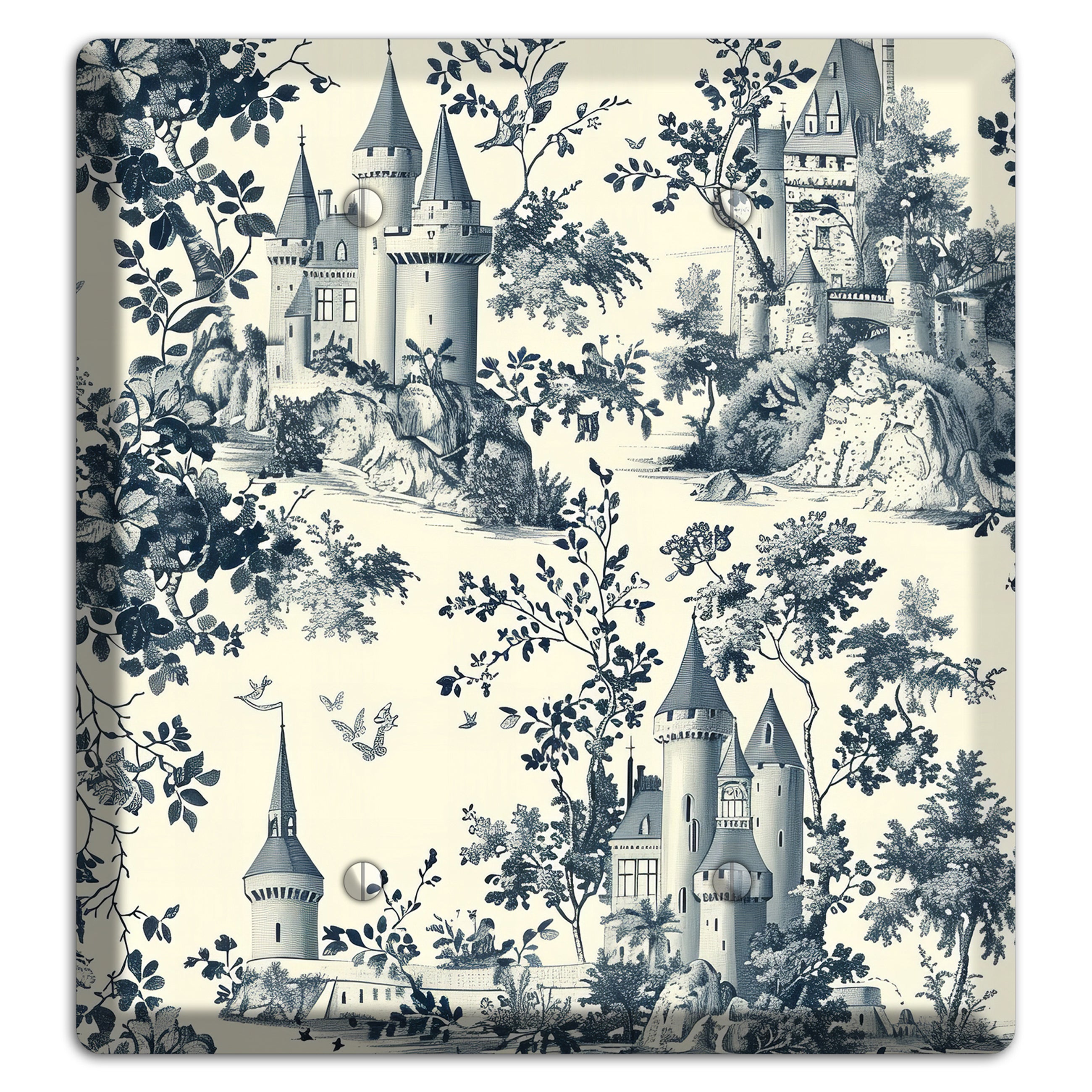Castle & Crown 2 Blank Wallplate