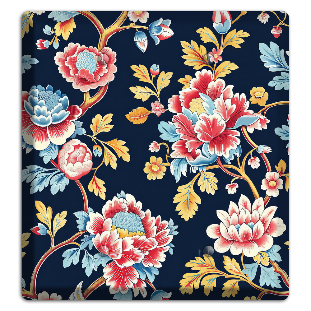 Midnight Garden Bloom 2 Blank Wallplate
