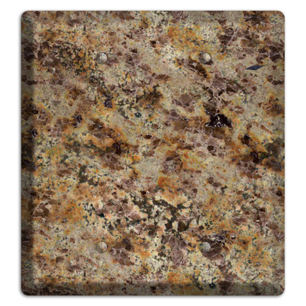 Golden Crystal Granite 2 Blank Wallplate