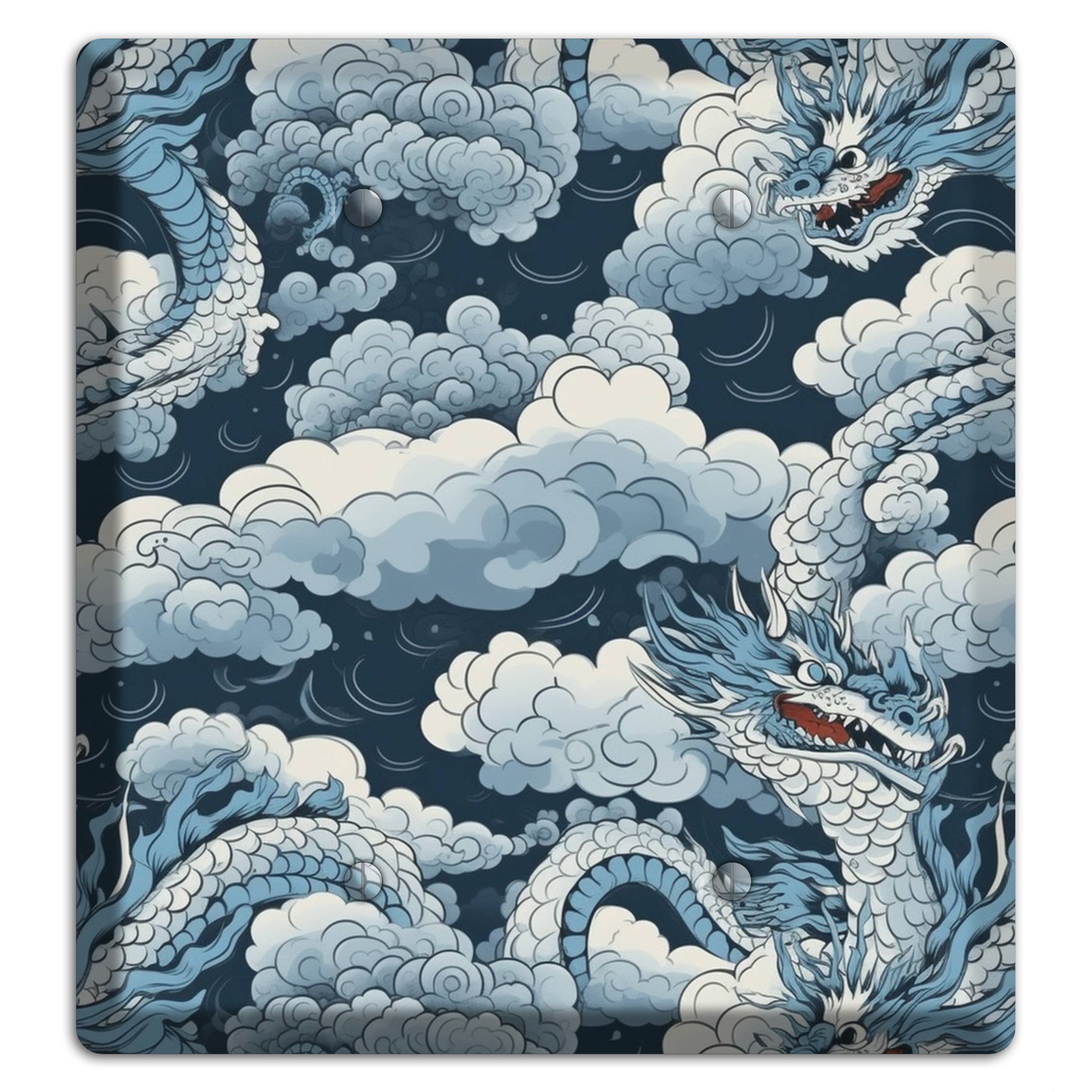 Storm Serpent Rising 2 Blank Wallplate