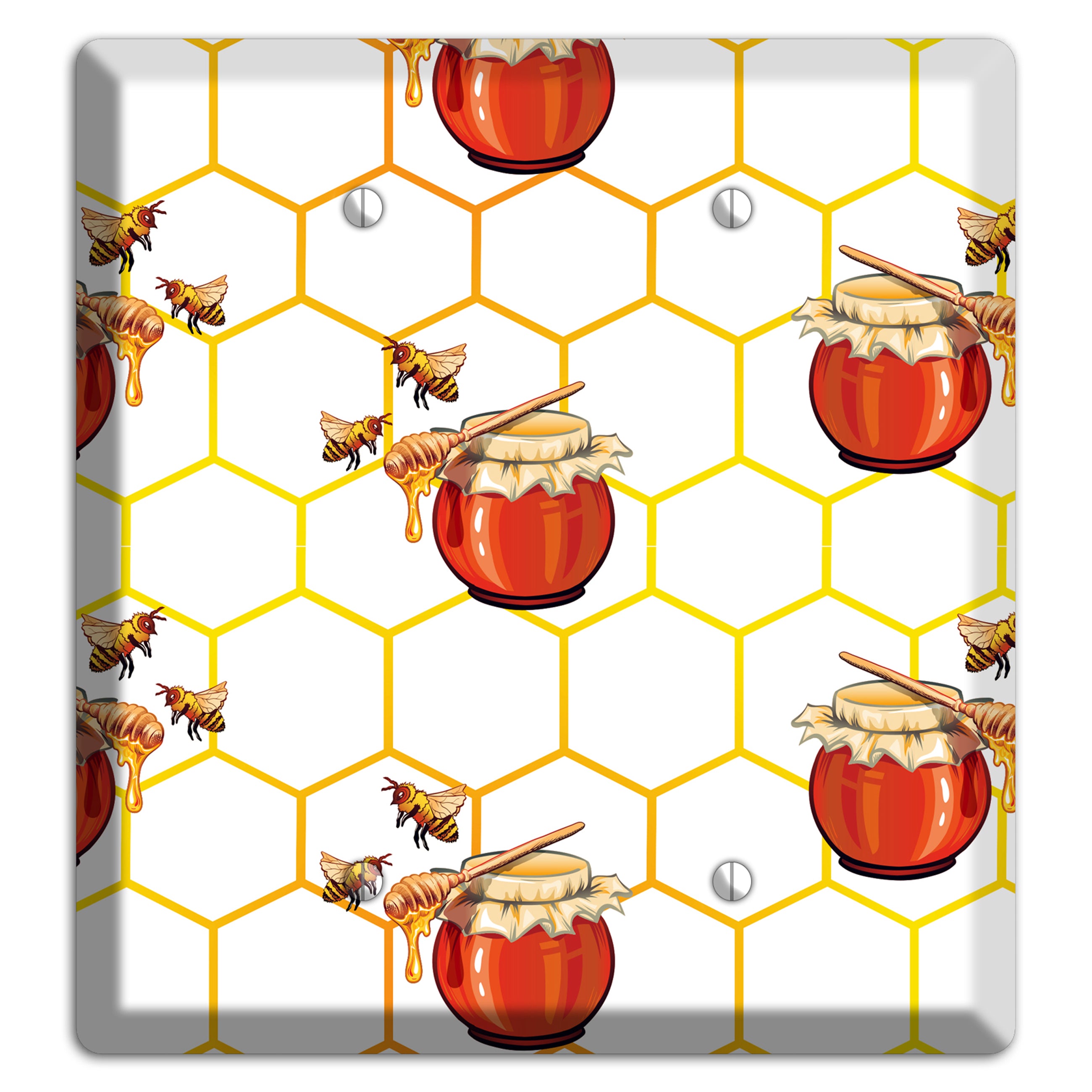 Honeypot & Hive 2 Blank Wallplate