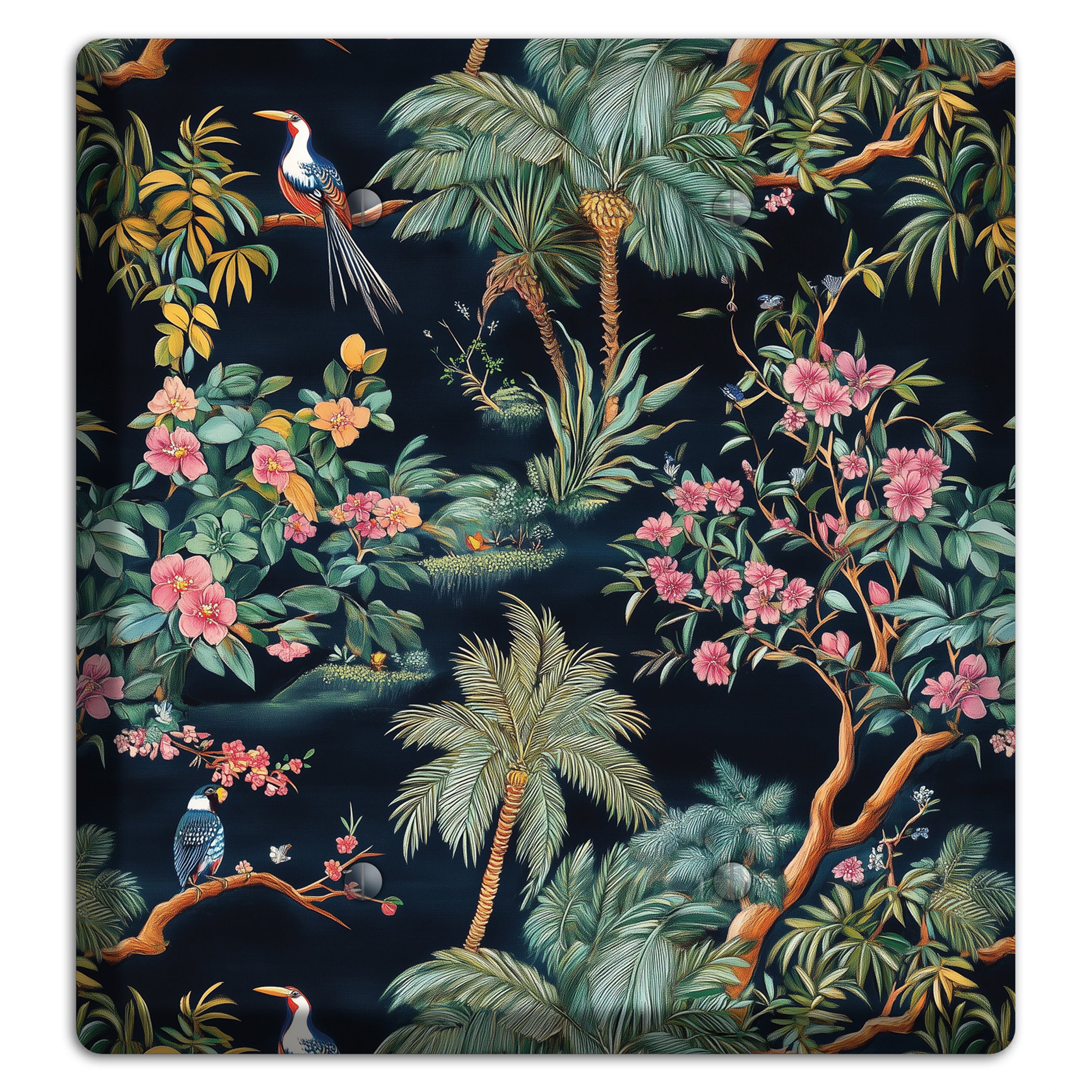 Jungle Nocturne 2 Blank Wallplate
