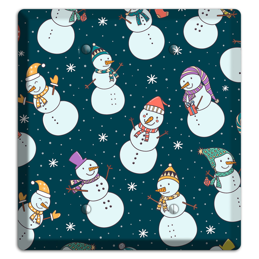 Snowman Celebration 2 Blank Wallplate