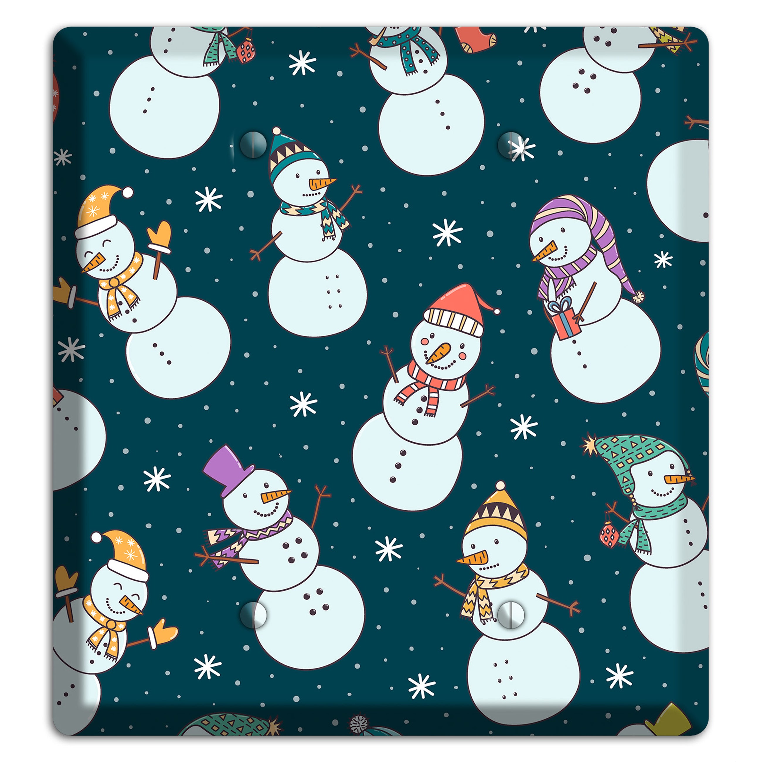 Snowman Celebration 2 Blank Wallplate