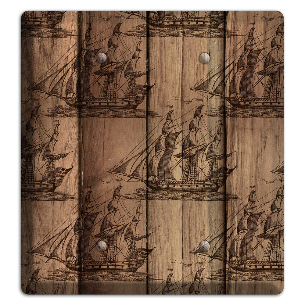 Tall Ships & Timber 2 Blank Wallplate