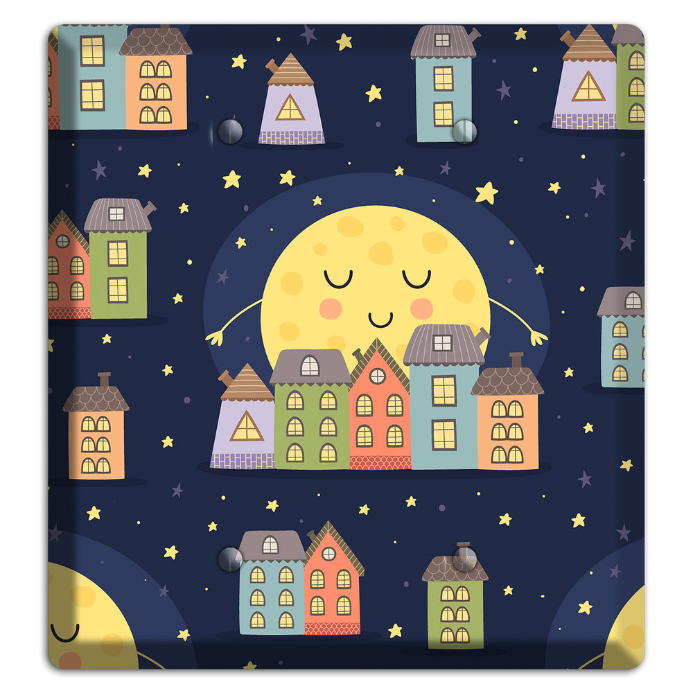 Sleepy Town 2 Blank Wallplate