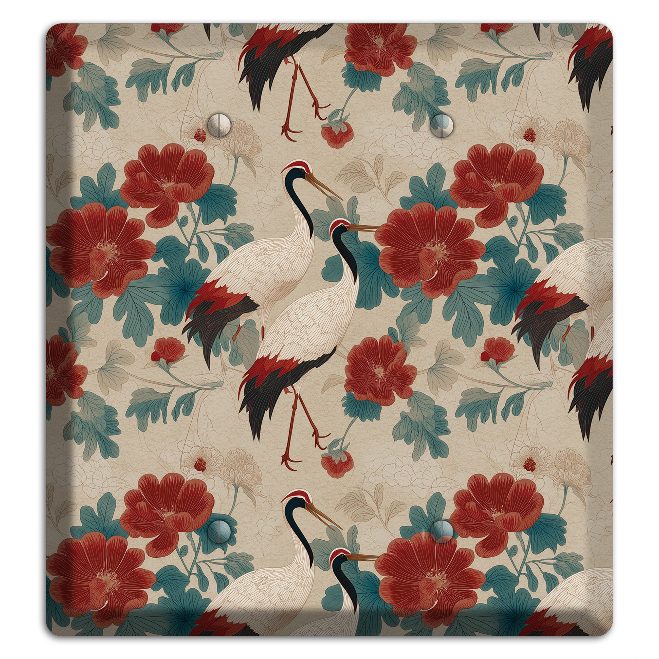 Rust Peony Passage 2 Blank Wallplate