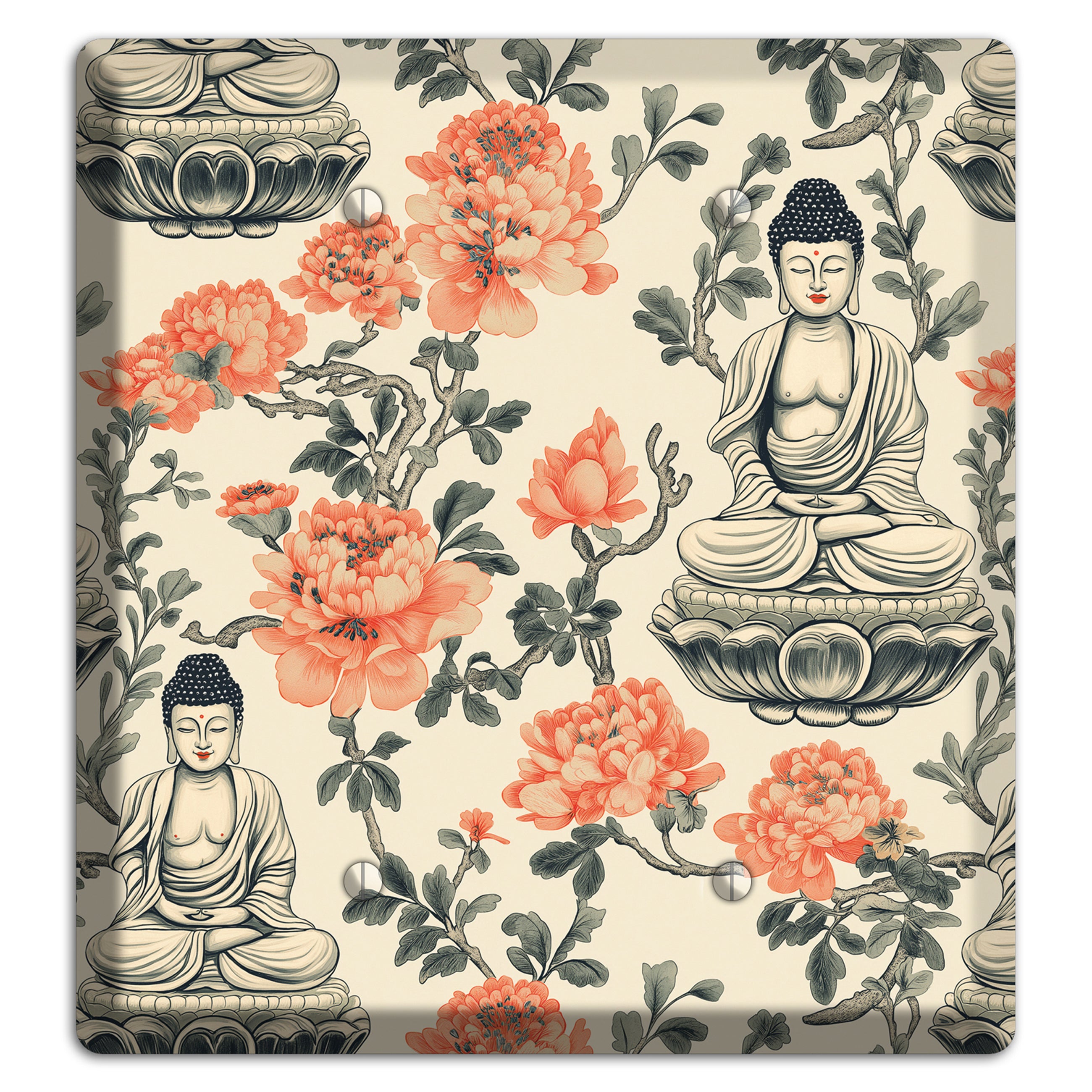 Lotus & Ember 2 Blank Wallplate