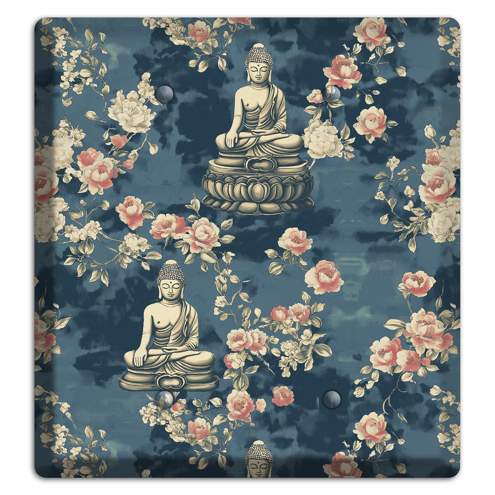 Lotus & Bloom 2 Blank Wallplate