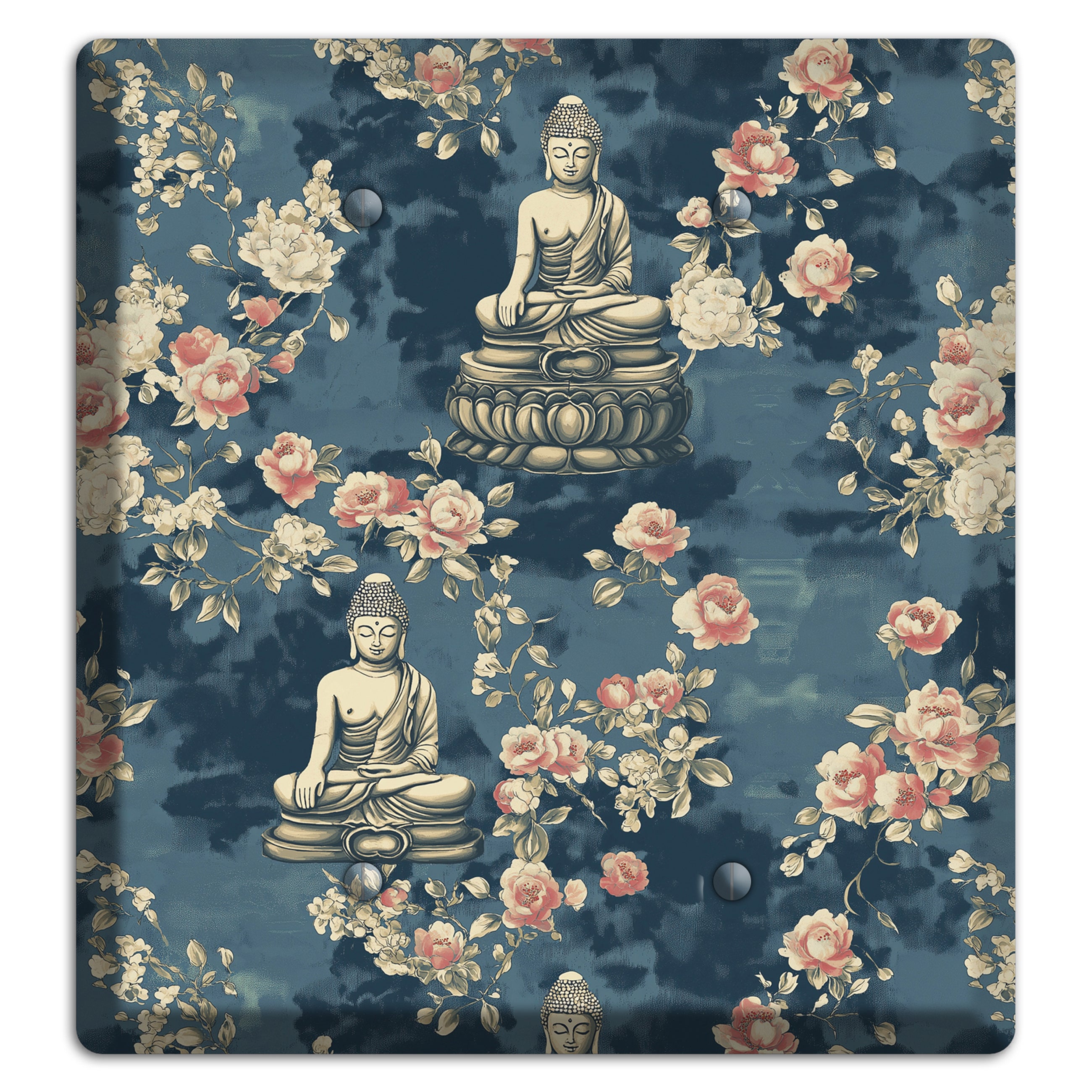 Lotus & Bloom 2 Blank Wallplate