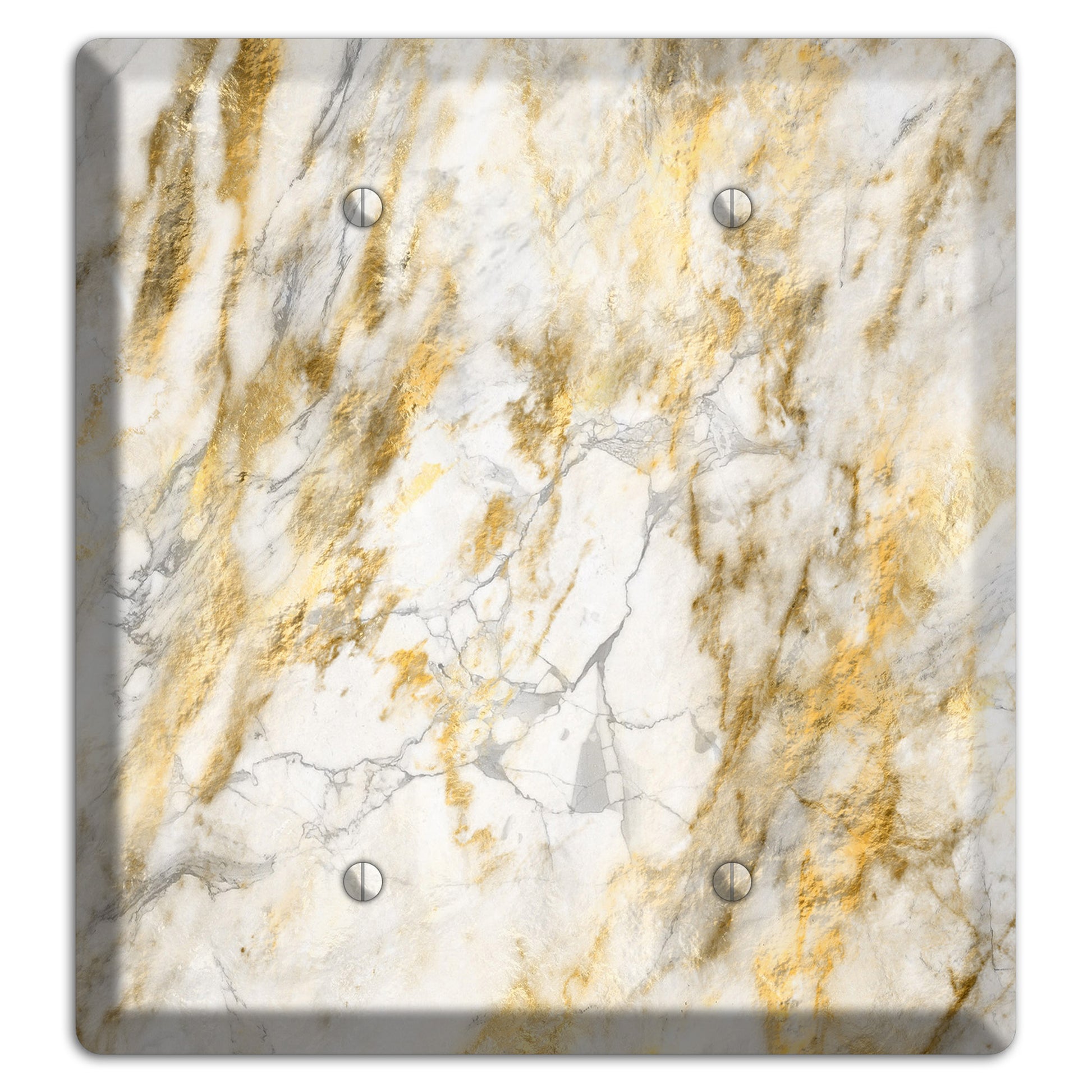 Marigold Marble 2 Blank Wallplate
