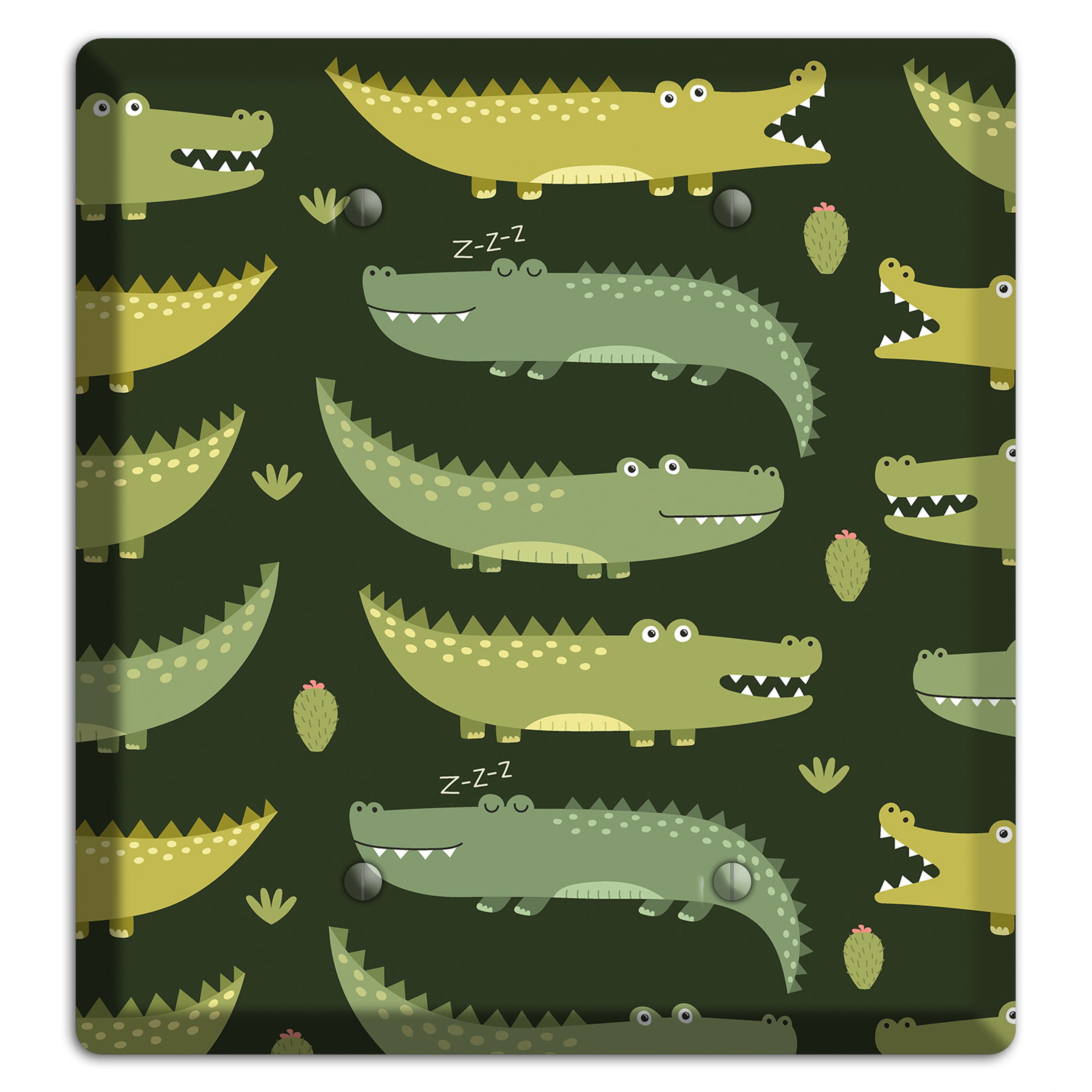 Sleepy Croc Parade 2 Blank Wallplate