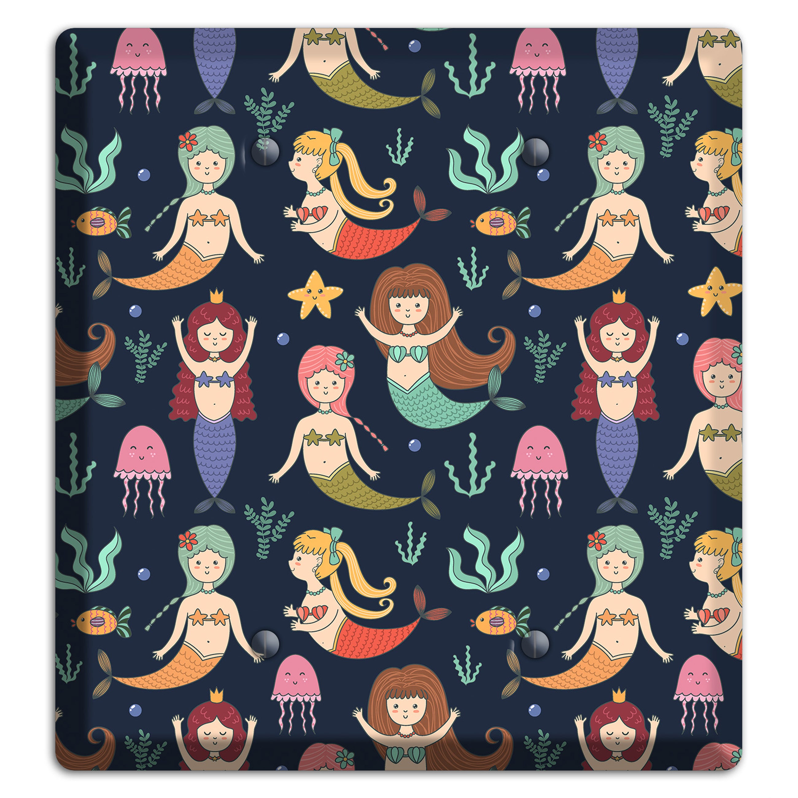 Mermaid Lagoon Party 2 Blank Wallplate