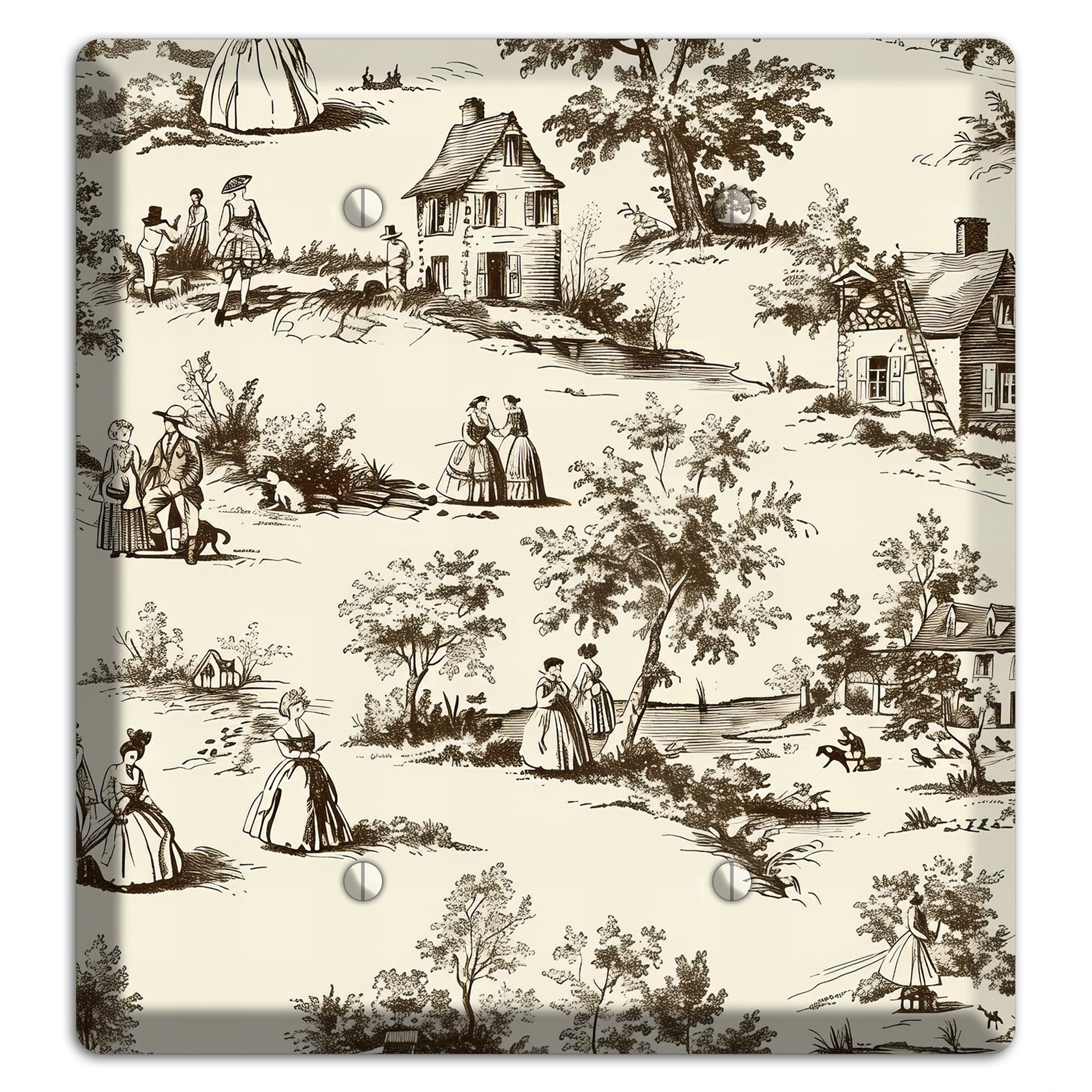Country Promenade 2 Blank Wallplate