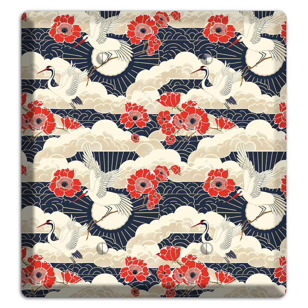 Crimson Peony Ascent 2 Blank Wallplate