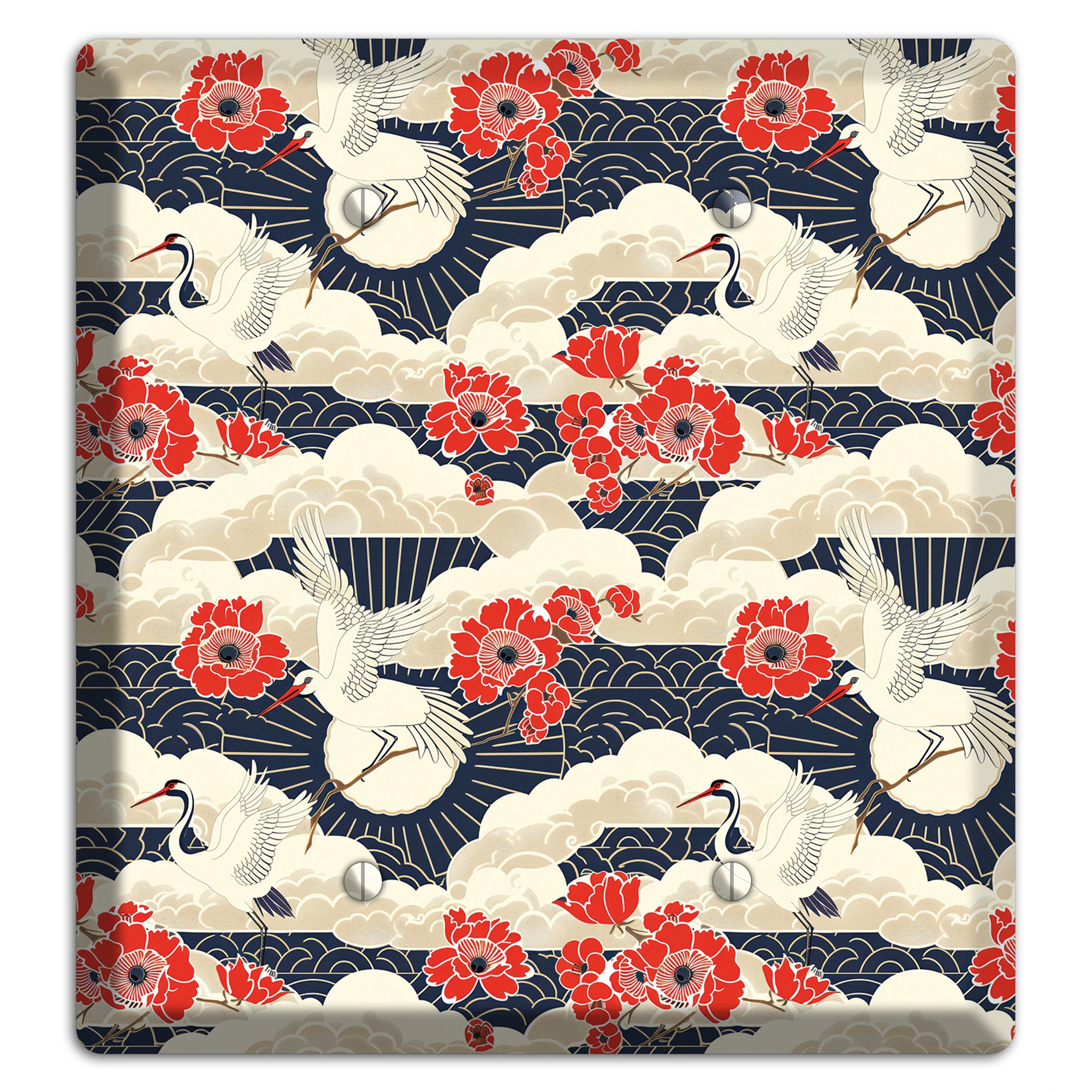 Crimson Peony Ascent 2 Blank Wallplate