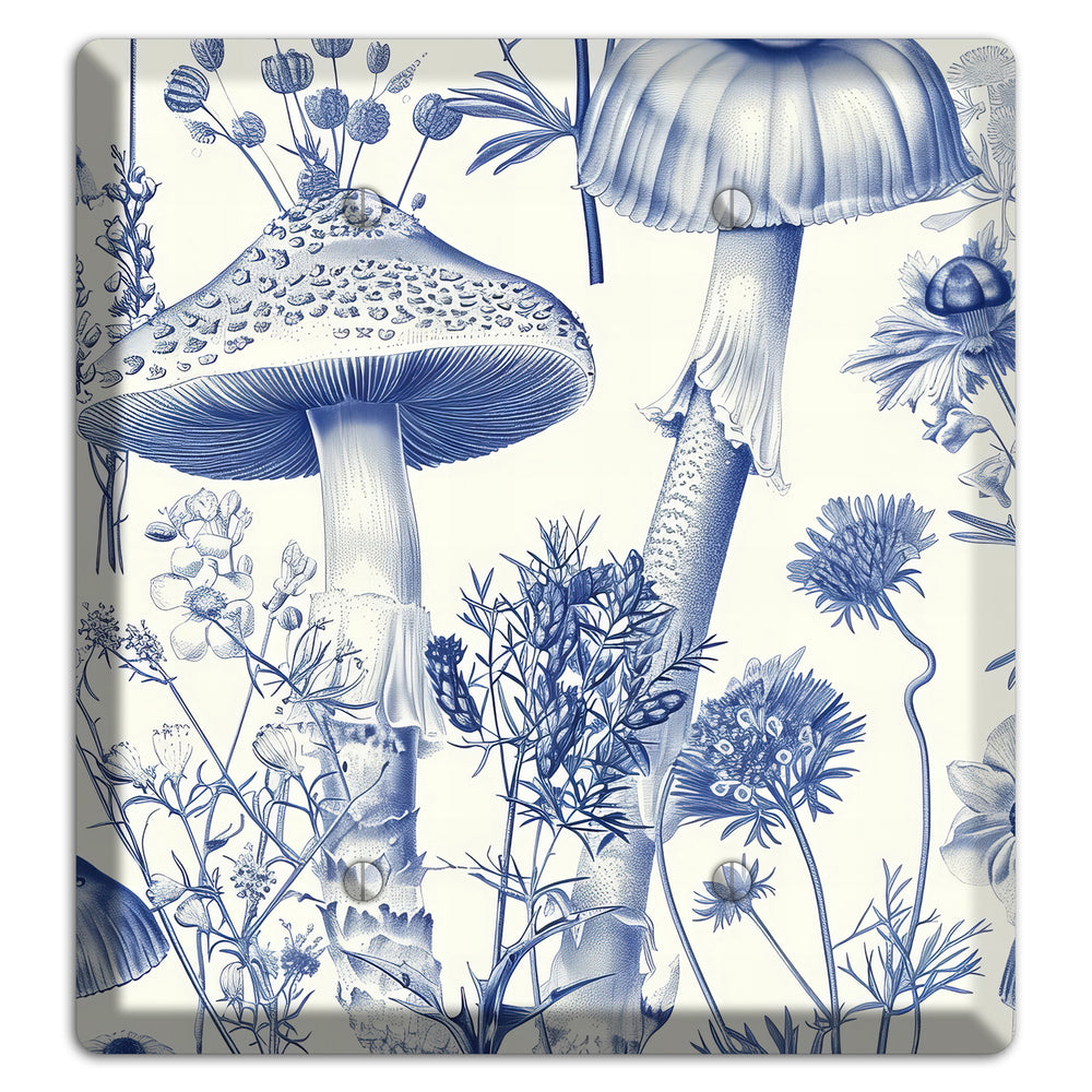Cobalt Spore Garden 2 Blank Wallplate