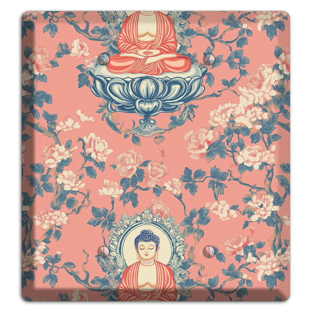 Lotus & Blossom 2 Blank Wallplate