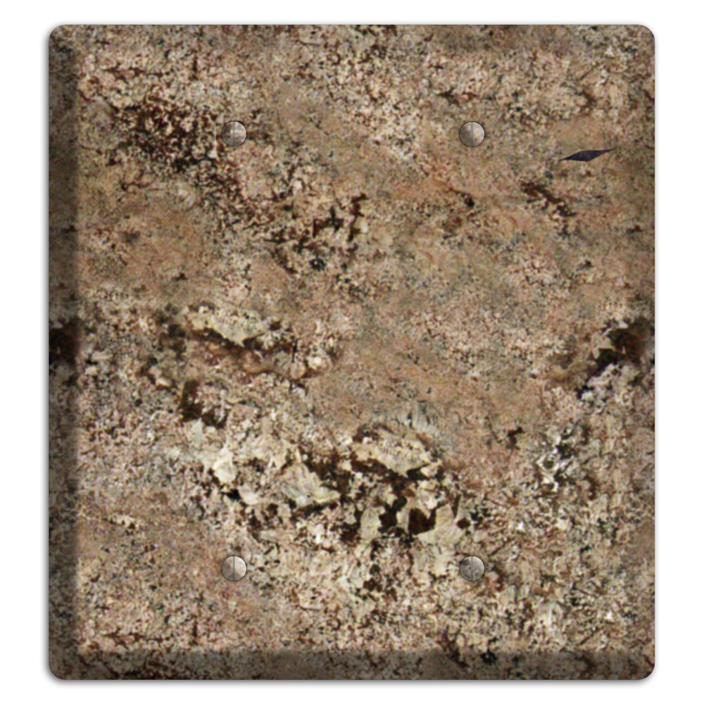 Crema Bordeaux Granite 2 Blank Wallplate