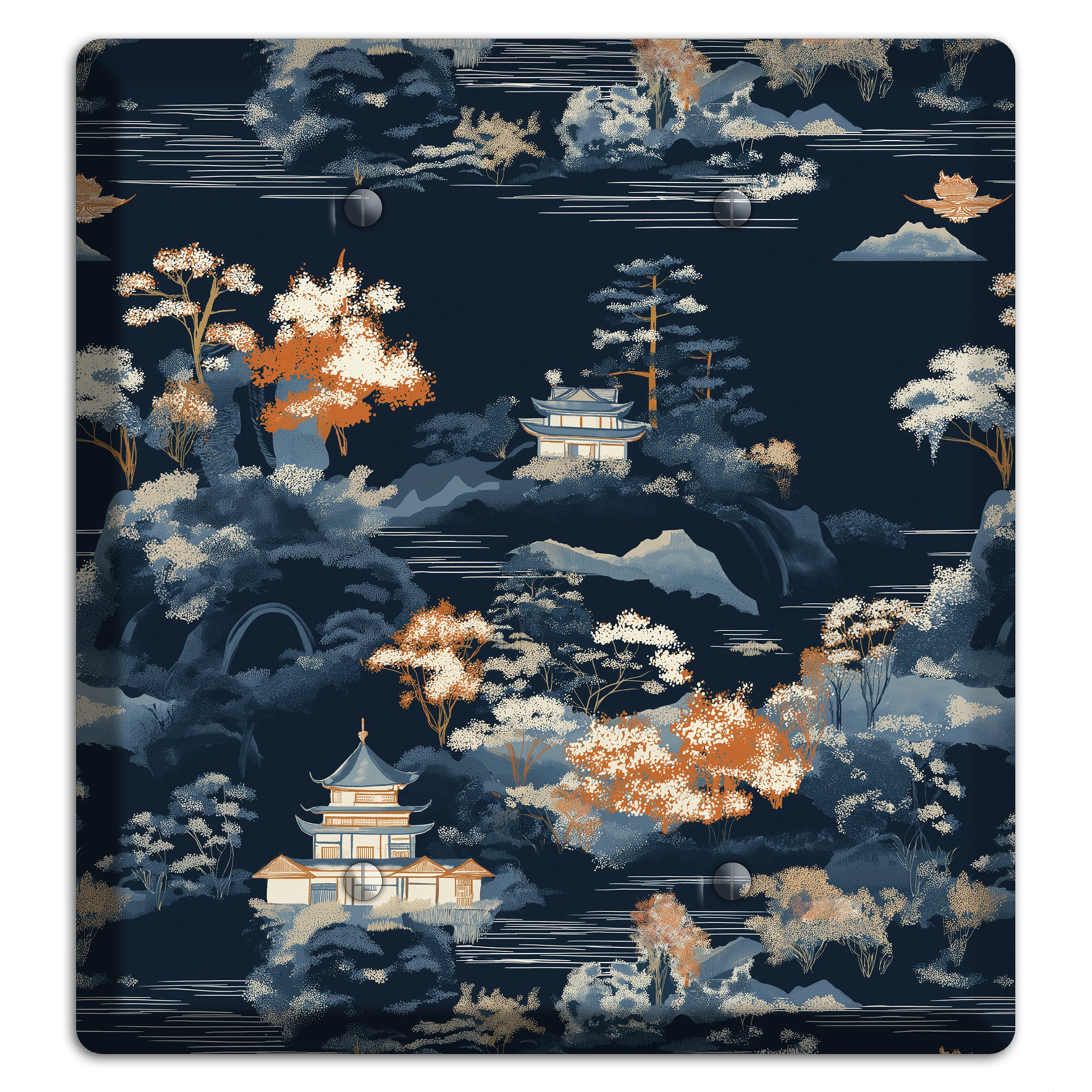 Jade Lantern Dusk 2 Blank Wallplate