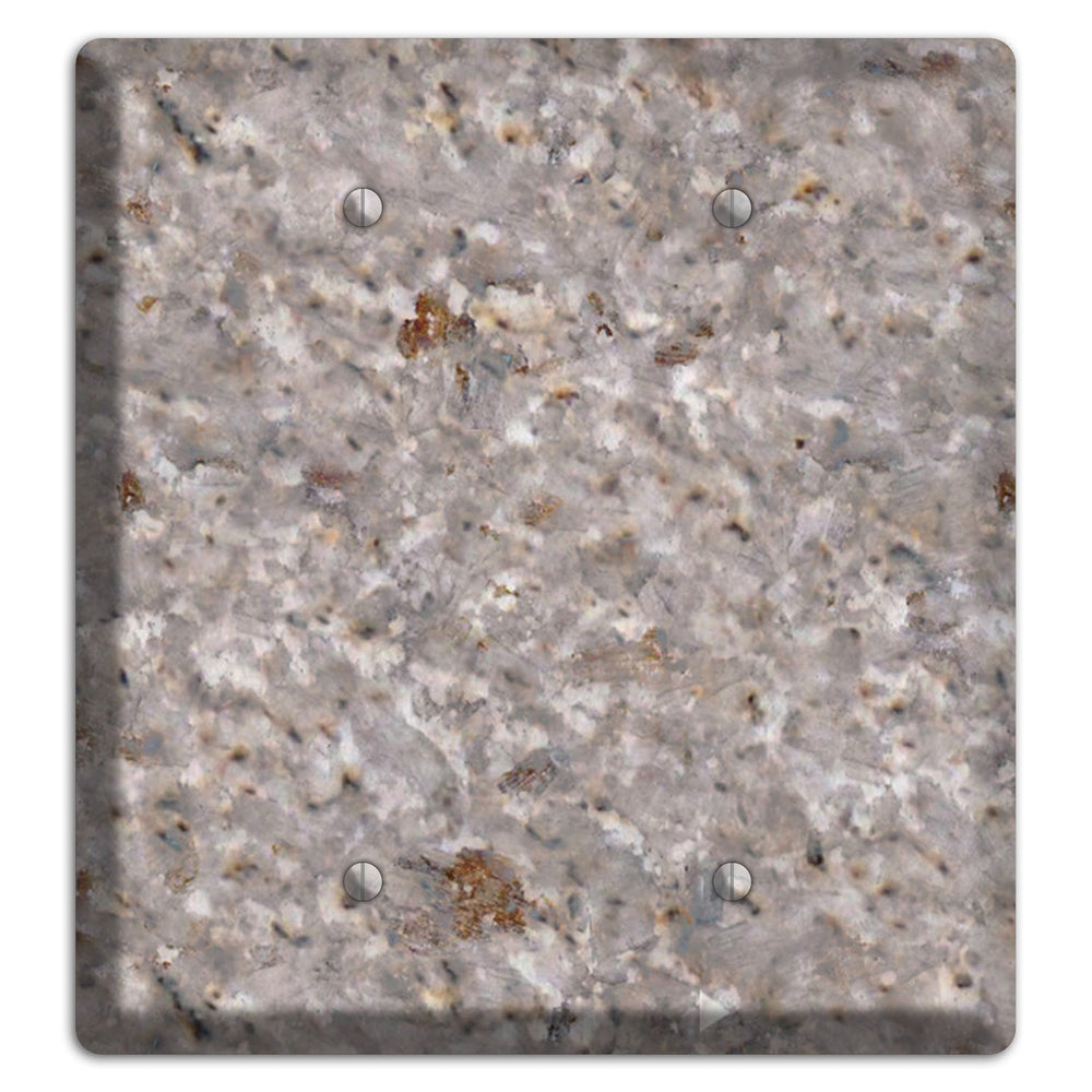 Kashmir White Granite 2 Blank Wallplate
