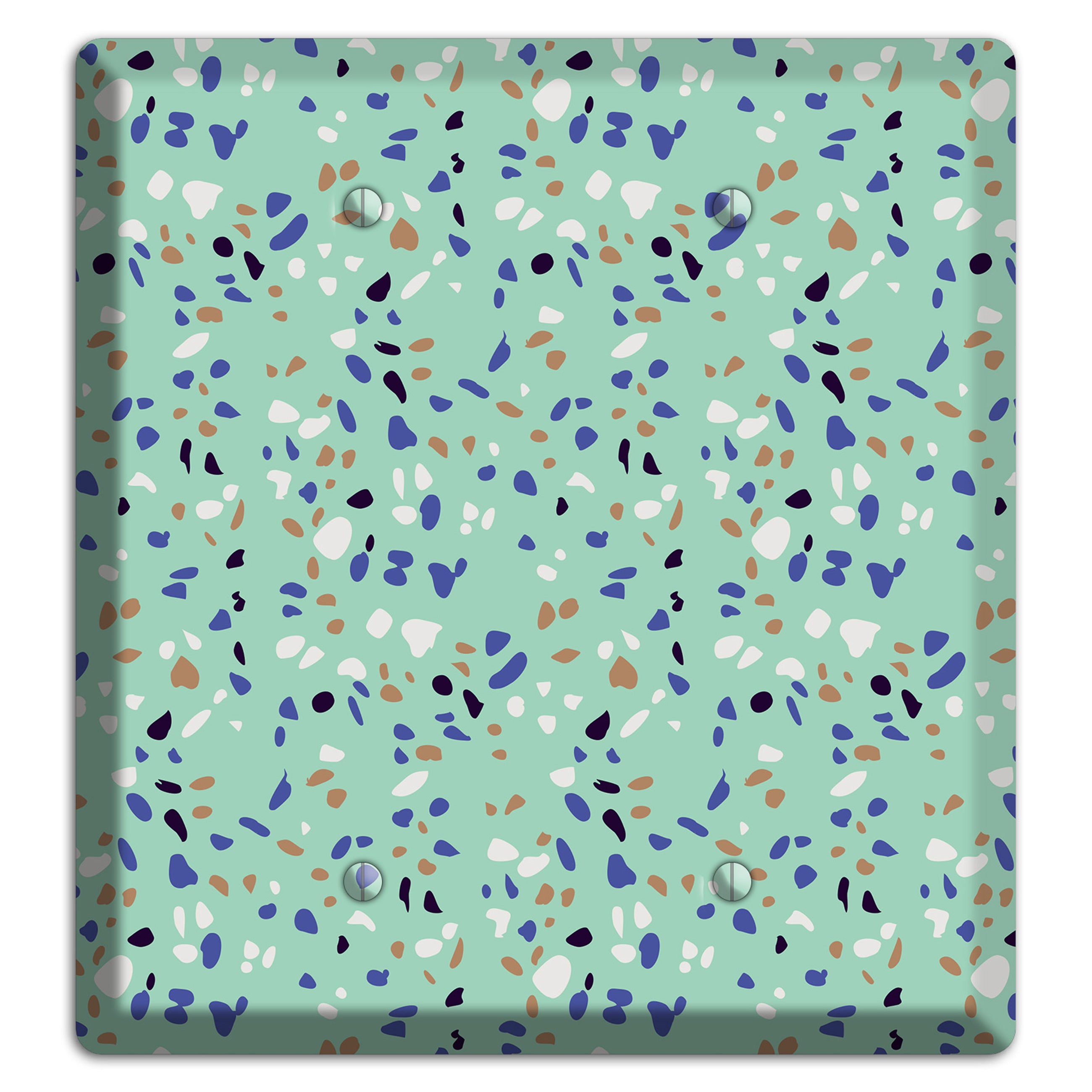 Sea Breeze Confetti 2 Blank Wallplate