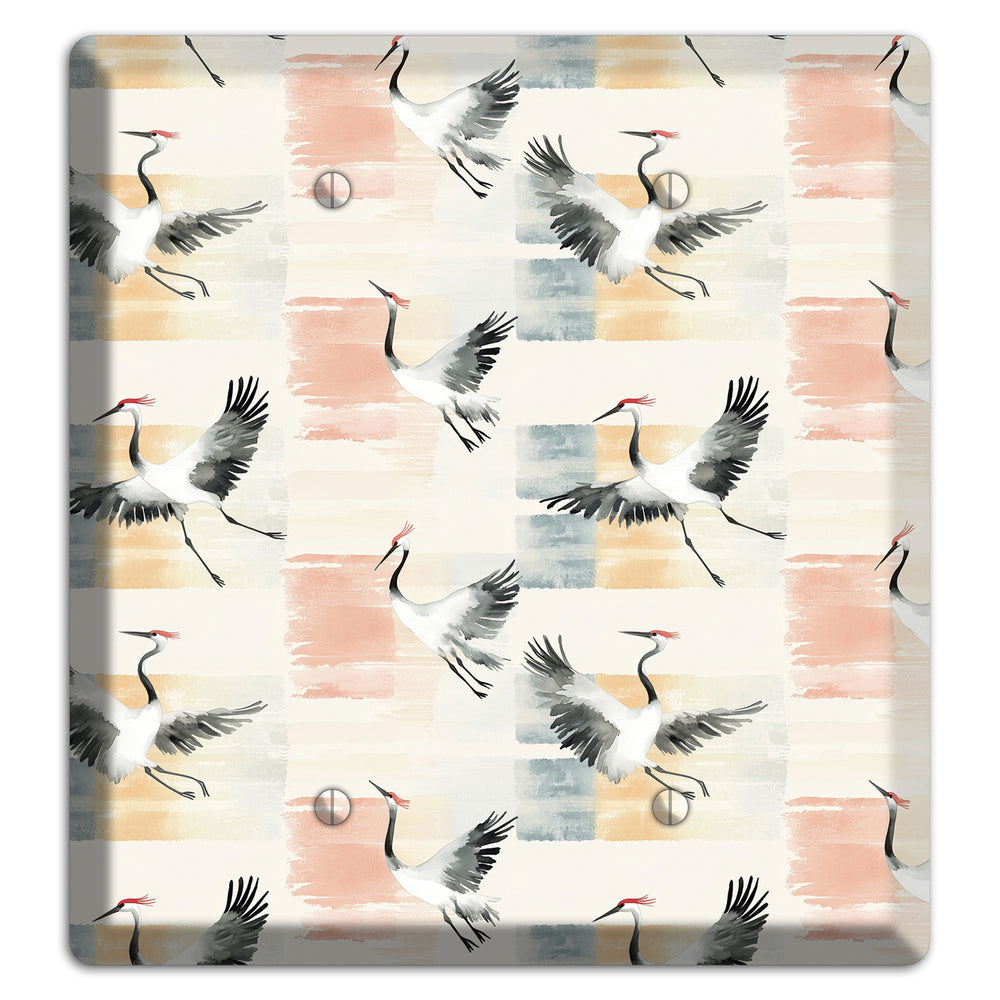 Blush Patchwork Flight 2 Blank Wallplate