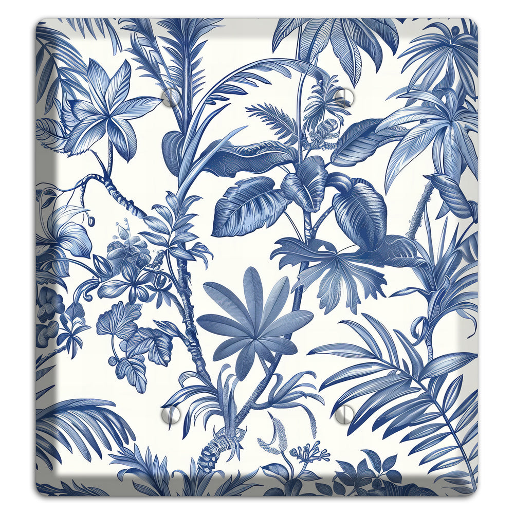 Tropic Indigo Reverie 2 Blank Wallplate